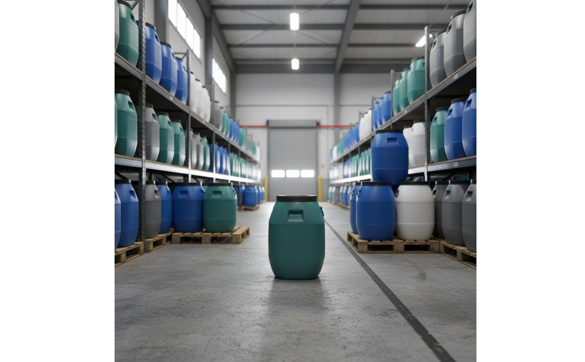 Large Capacity Barrel Easy to Carry Plastic Jerry Can with Handle
