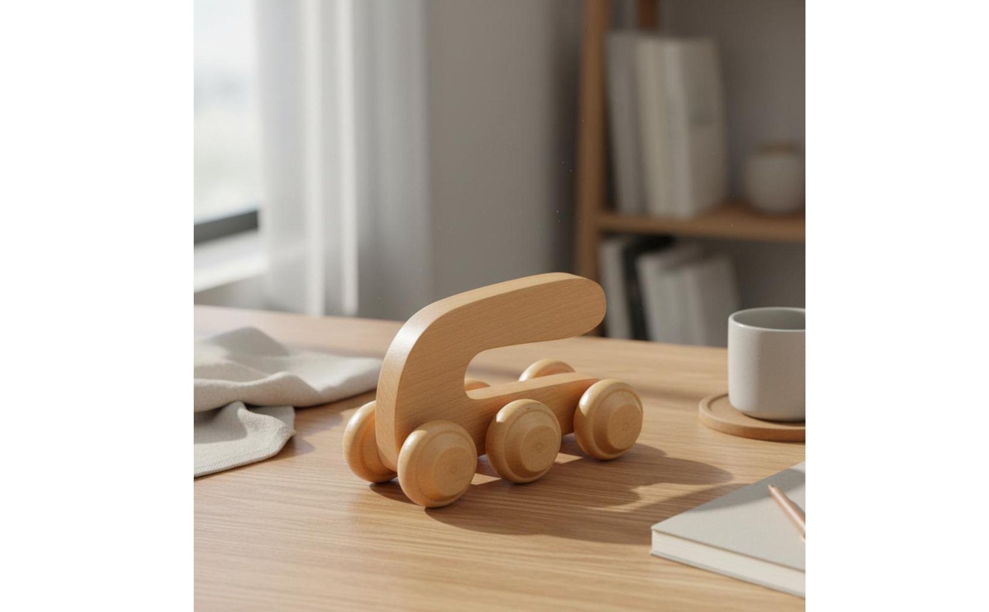 Wooden Roller Massager Portable Wooden Massage Roller Deep Relaxation for Adults