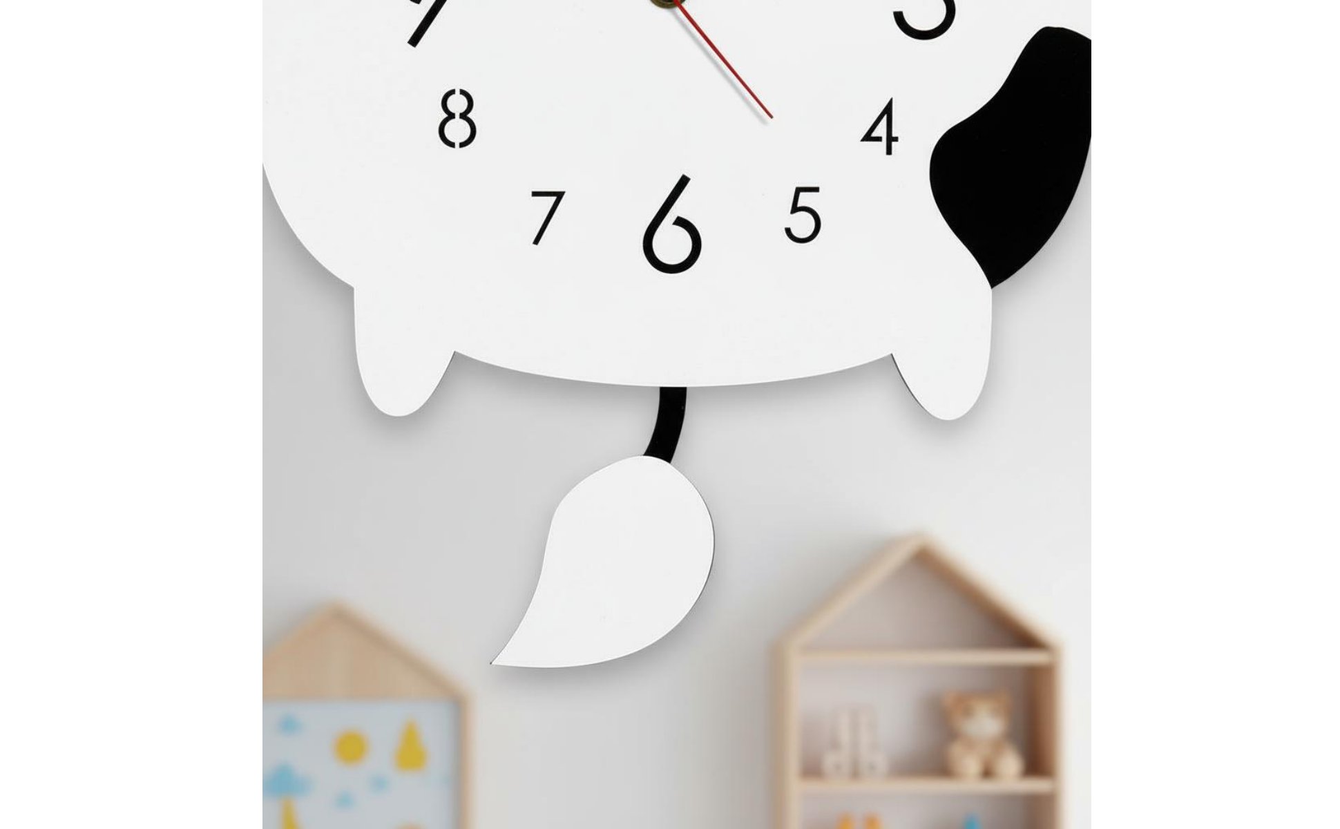 Cartoon Cow Clock Creative Gift Idea Cartoon Cow Wall Clock Silent Movement