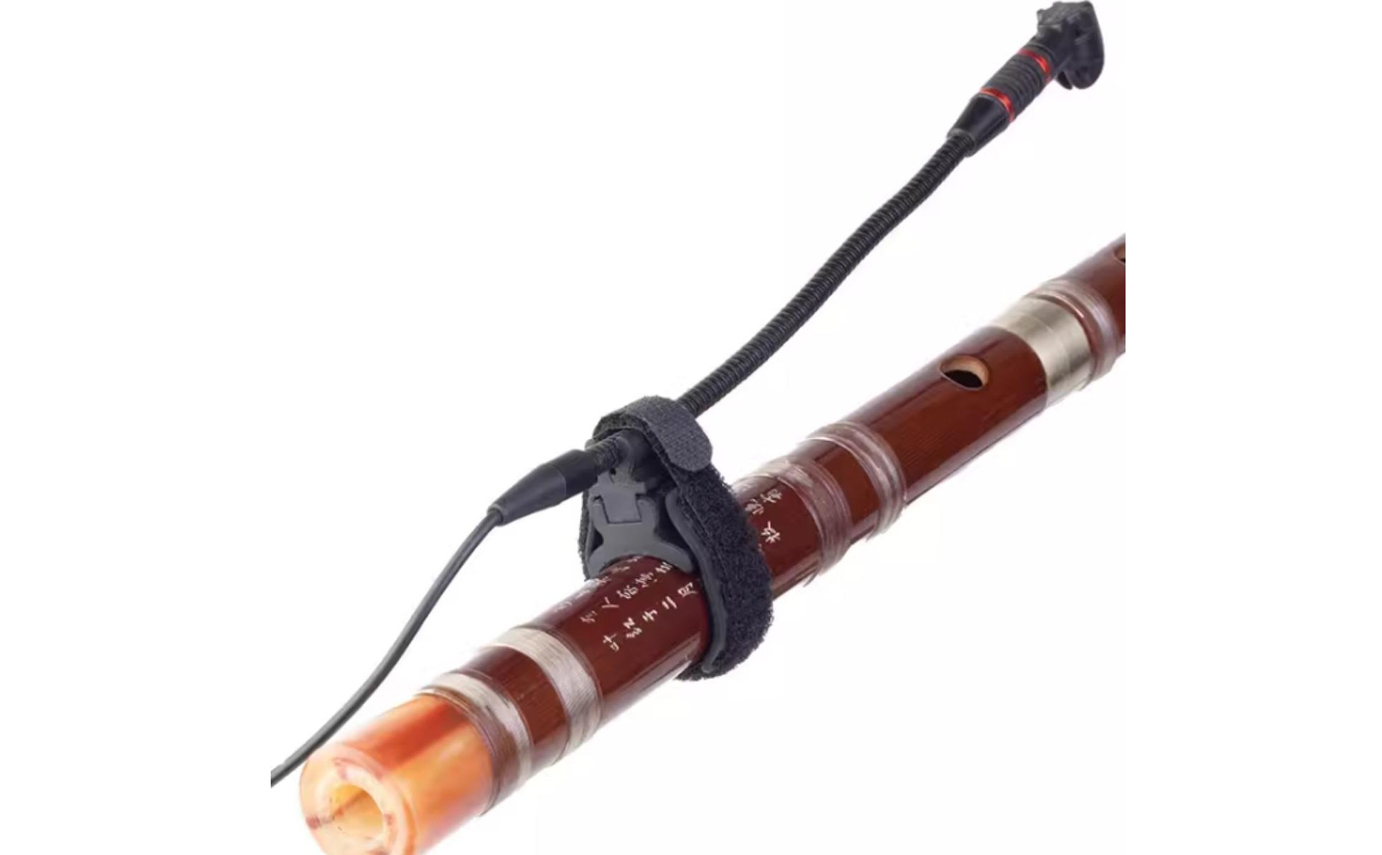 Flute Audio Pickup Clip Hands-Hands-off Wind Instrument Mic Clamp
