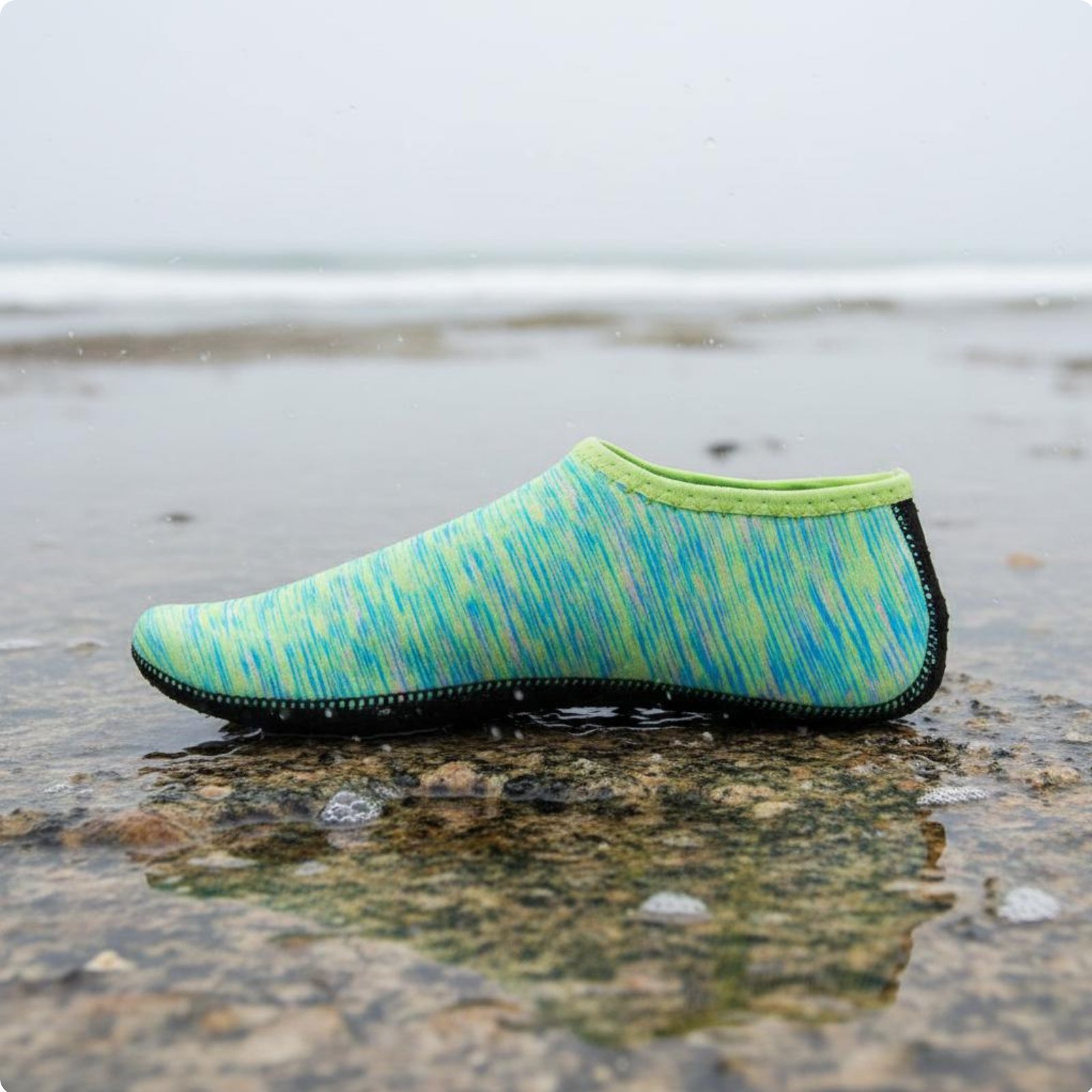 Aquaschuhe rutschfest Strandsocken Schnittschutz für Schwimmen, Surfen, Damen