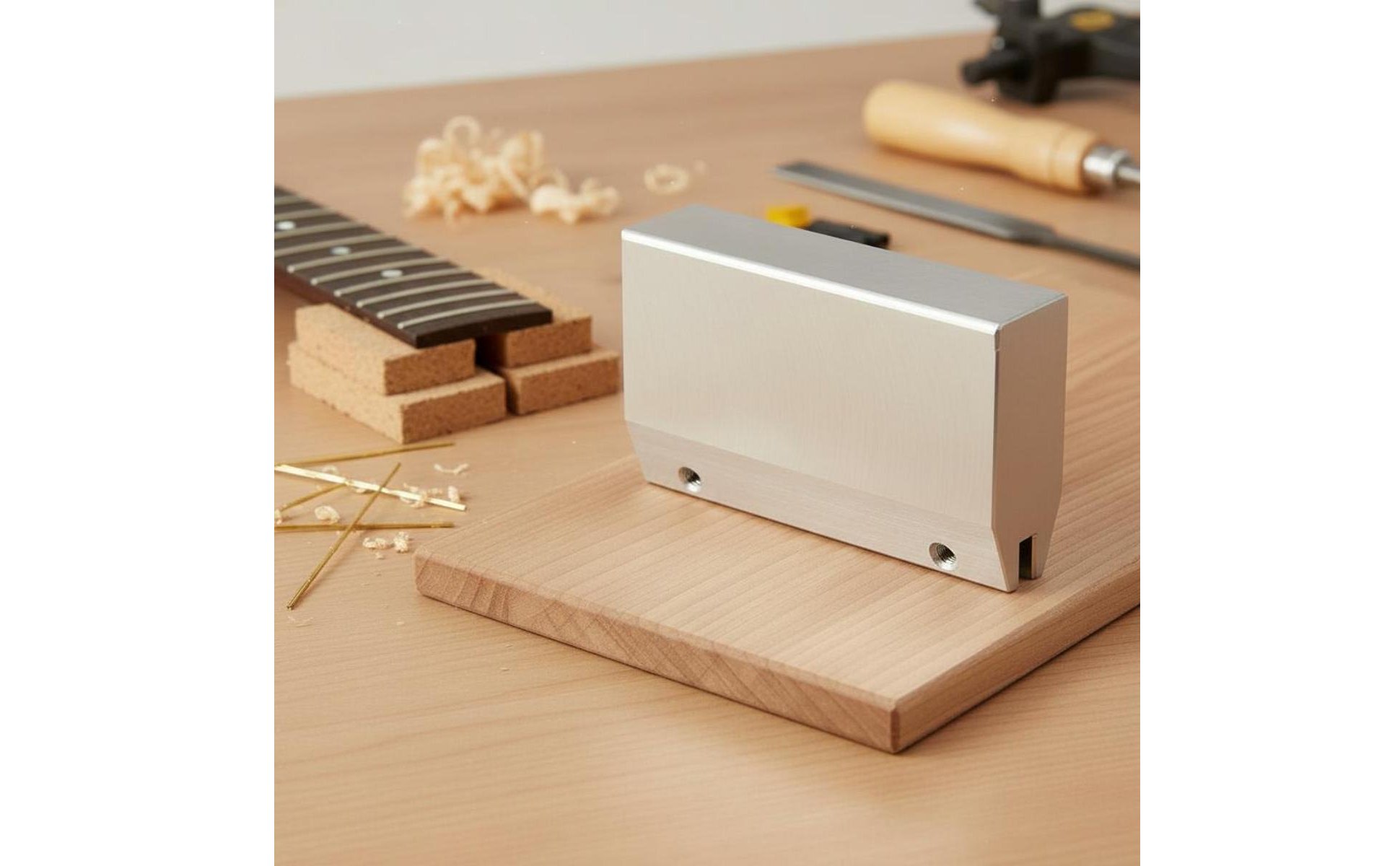 Guitar Fret Press Tool Long-Lasting Metal Construction Fret Installation Tool