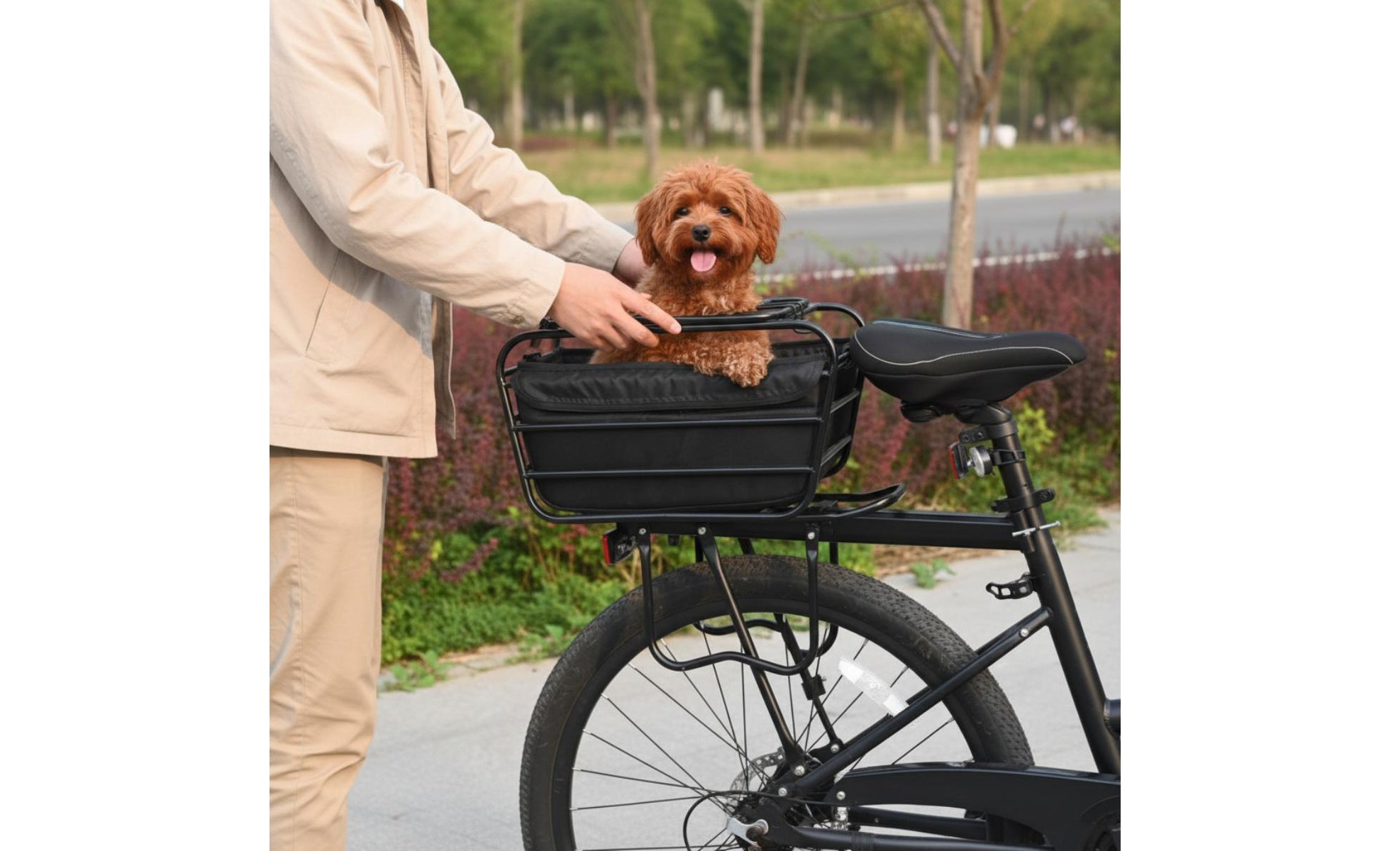 Cycle Dog Carrier Heavy Duty Pet Carrier Bike Basket Multi-Purpose for Outings