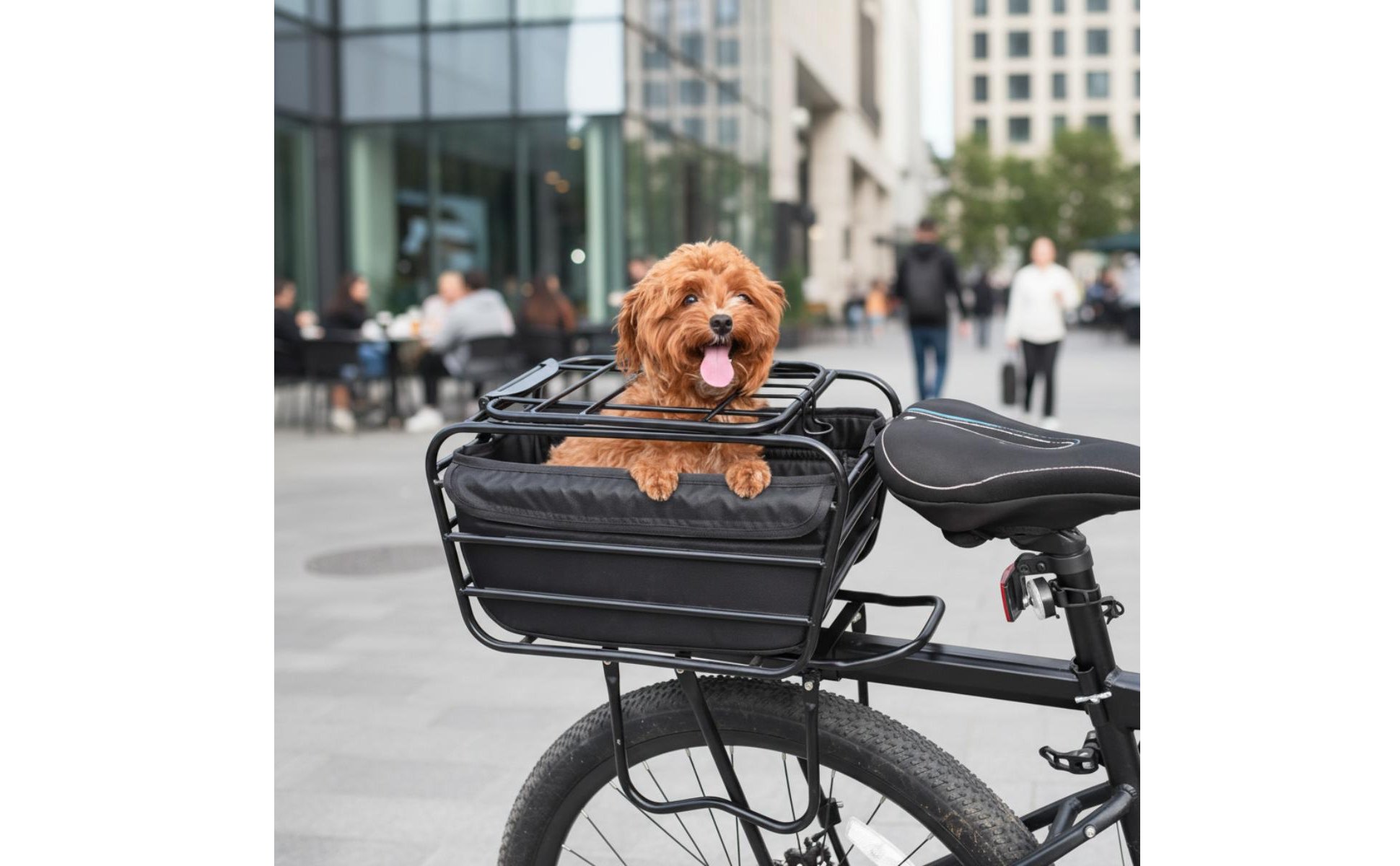 Cycle Dog Carrier Heavy Duty Pet Carrier Bike Basket Multi-Purpose for Outings