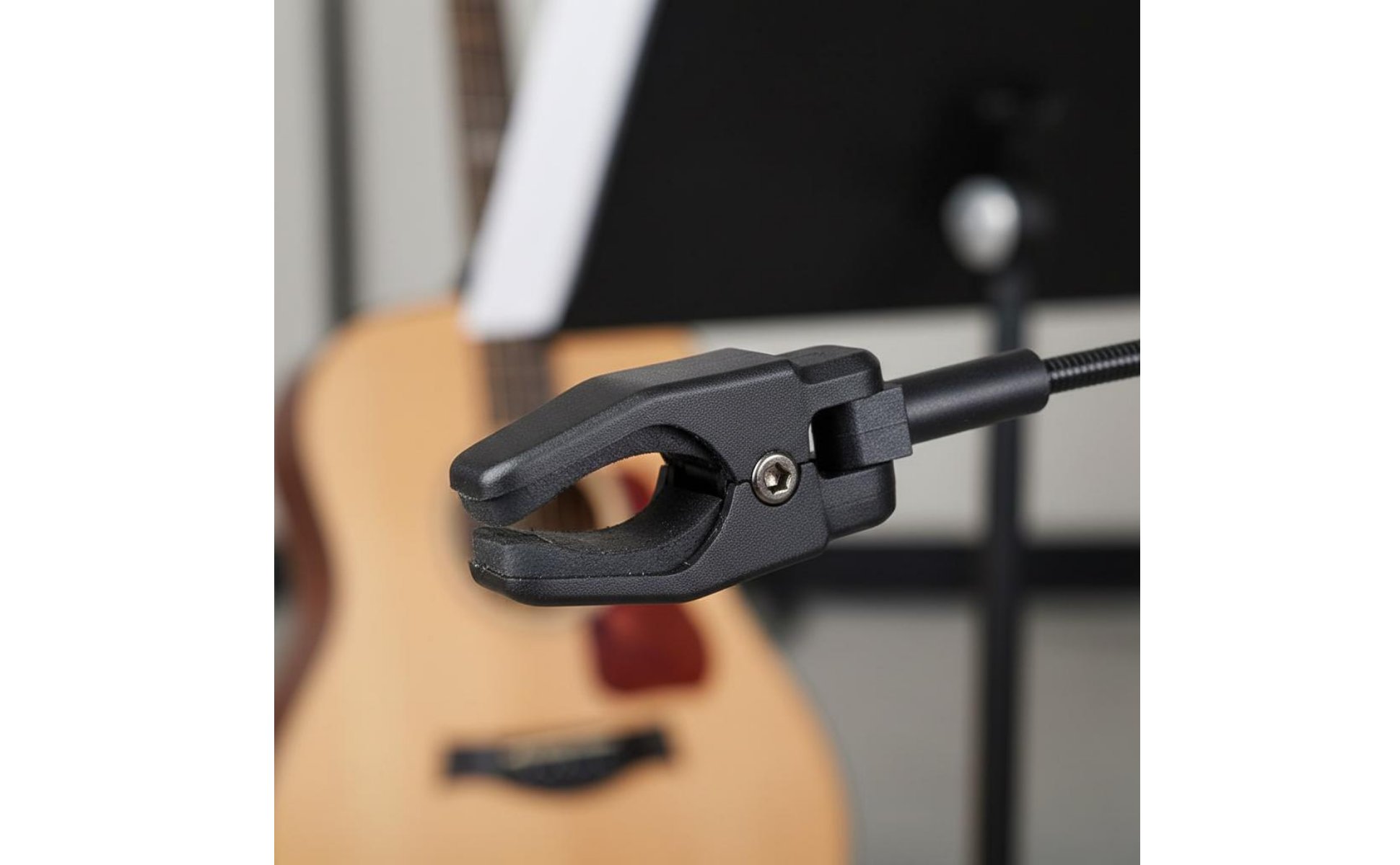 Gooseneck Instrument Mic Clip Stable Positioning Wind Instrument Mic Holder