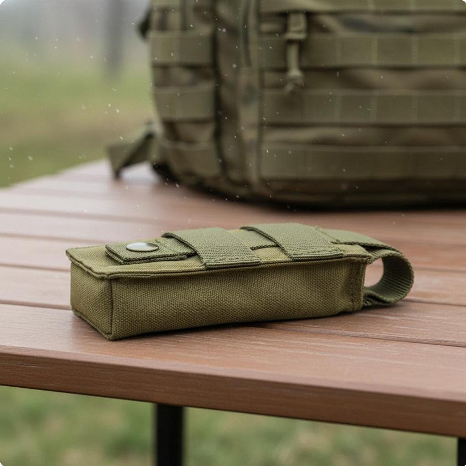 Pouch Hook-and-Loop Fastener Pouch for EMTs, Campers
