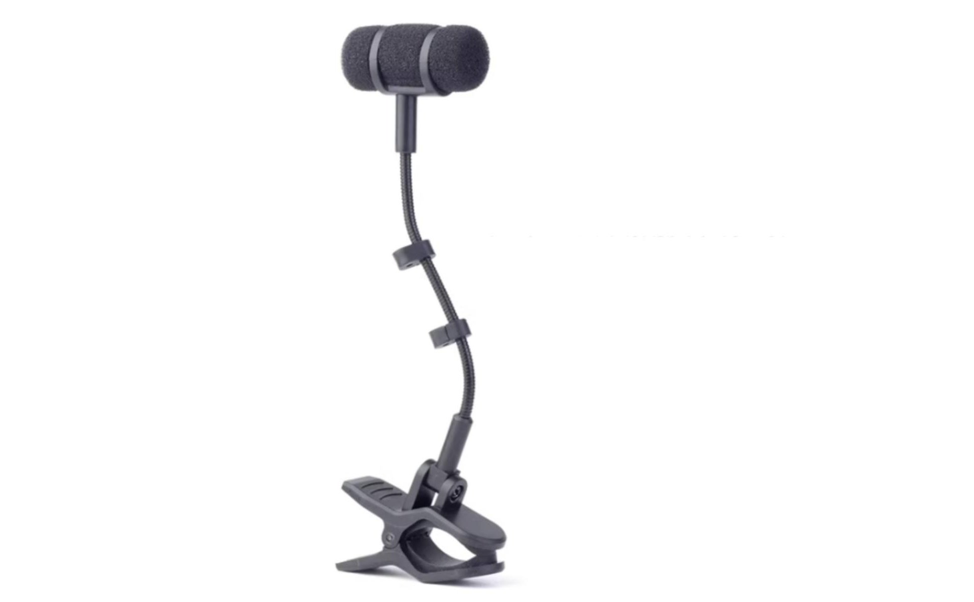 Gooseneck Instrument Mic Clip Stable Positioning Wind Instrument Mic Holder