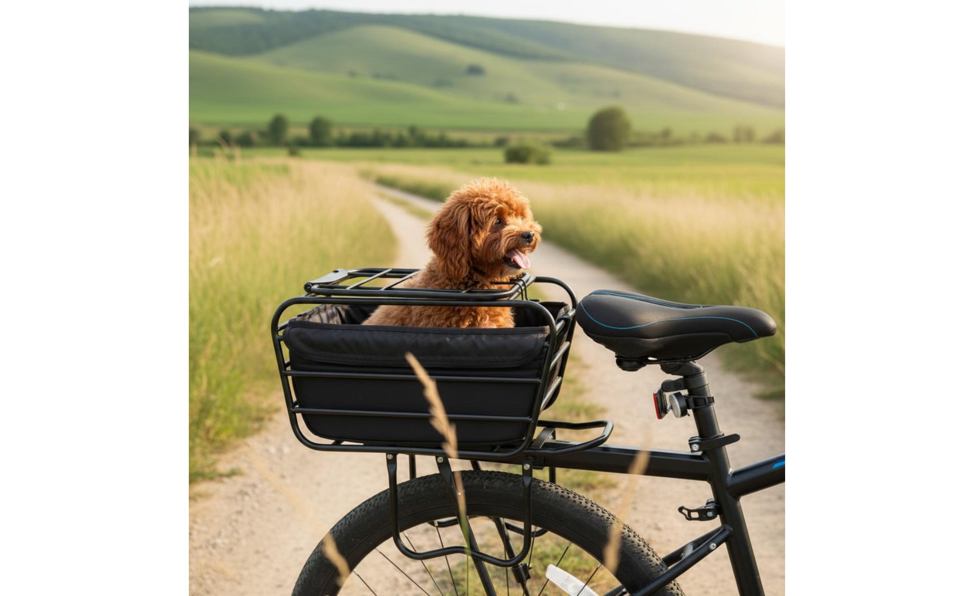 Cycle Dog Carrier Heavy Duty Pet Carrier Bike Basket Multi-Purpose for Outings