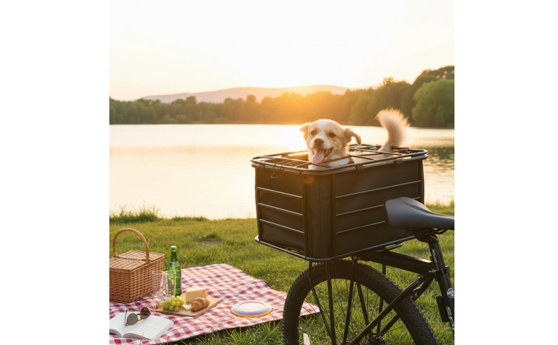 Cycle Dog Carrier Heavy Duty Pet Carrier Bike Basket Multi-Purpose for Outings