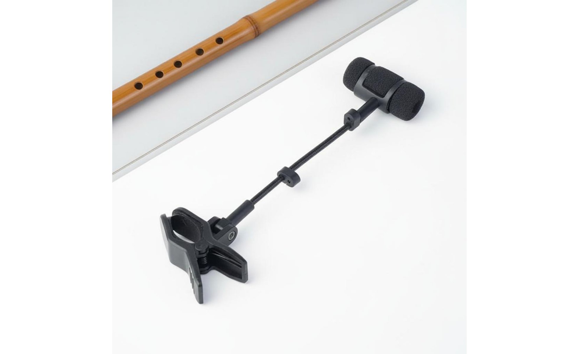 Gooseneck Instrument Mic Clip Stable Positioning Wind Instrument Mic Holder