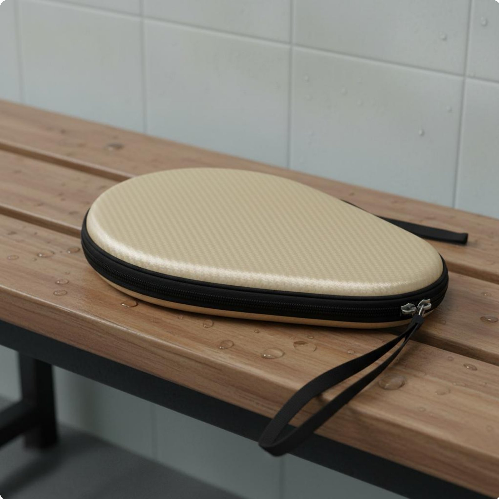 Gourd Shape Table Tennis Pong Paddle Case Shockproof Hard Shell Table Tennis