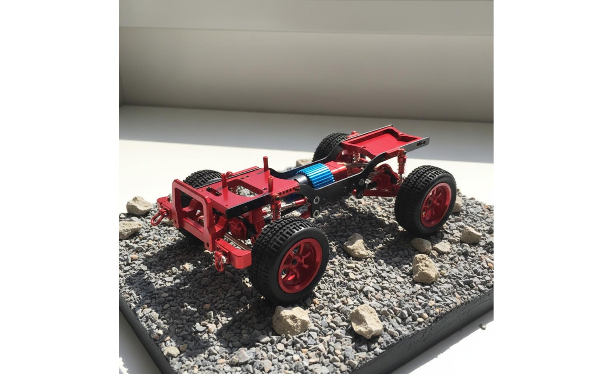 1/12 Scale Metal Chassis DIY Modification Metal RC Car Frame for Rock Crawling