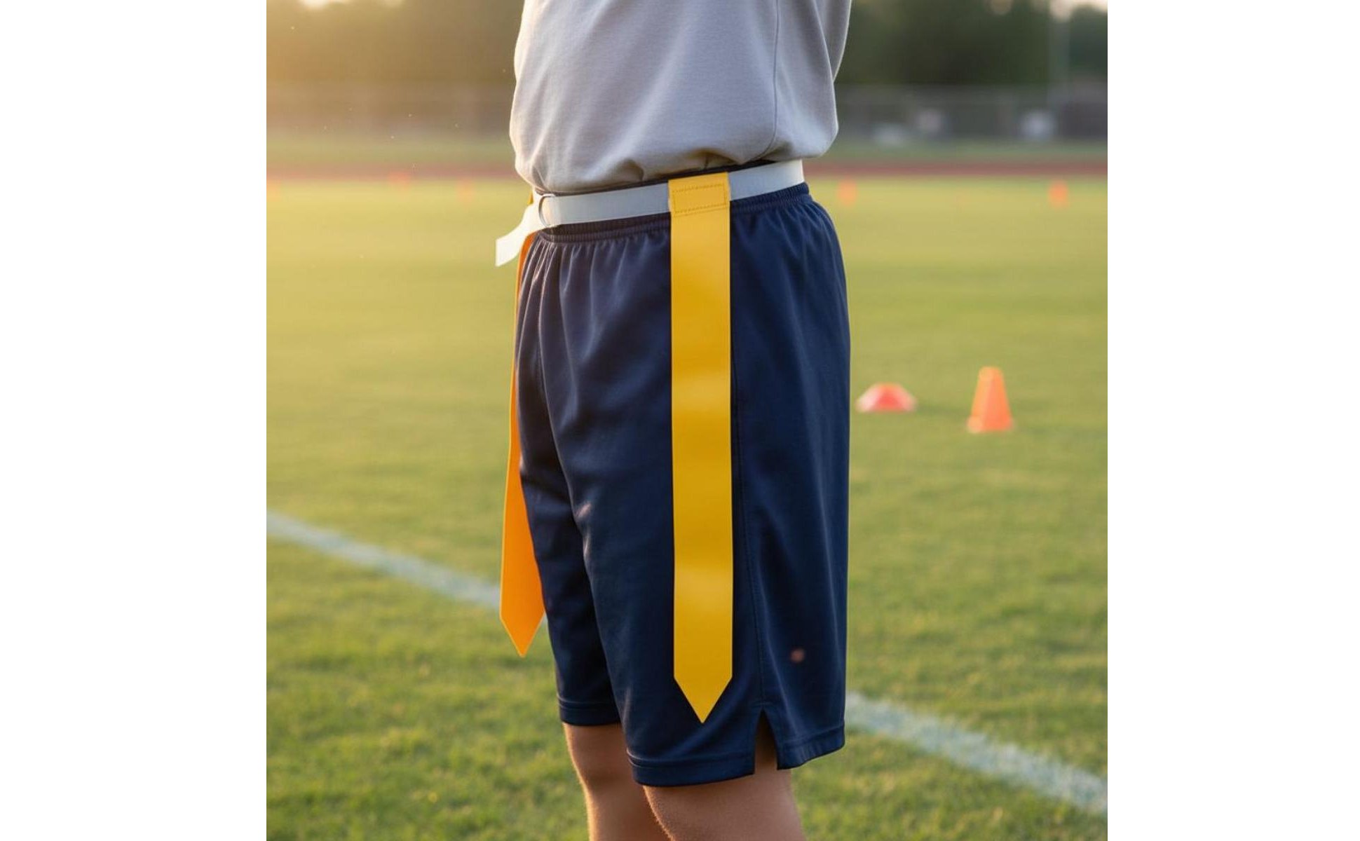 American Football Flag Belt Quick-Release Buckle Flag Football Belt Set