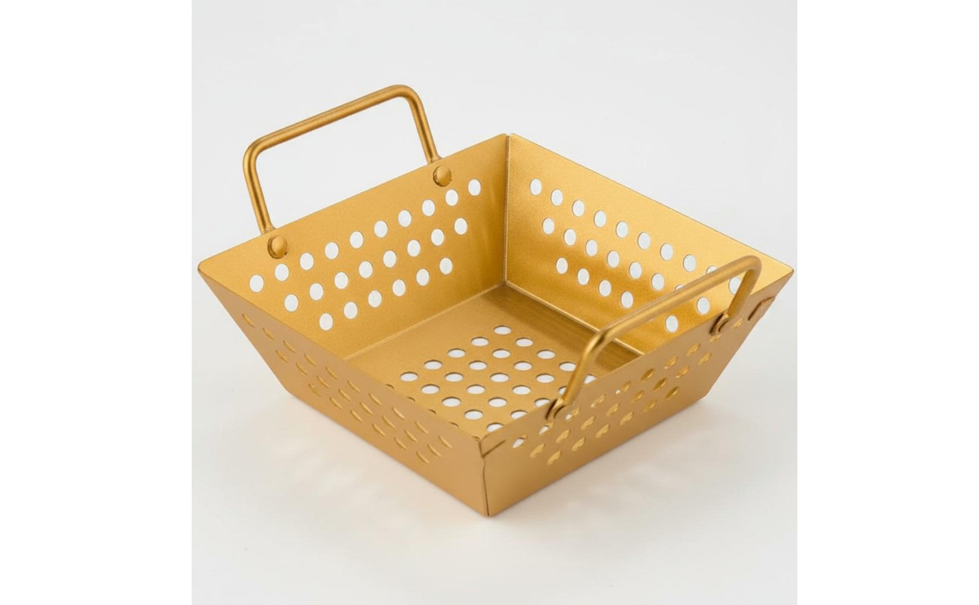 Stainless Steel Frying Basket Double Handle Square French Fry Holder for Chefs