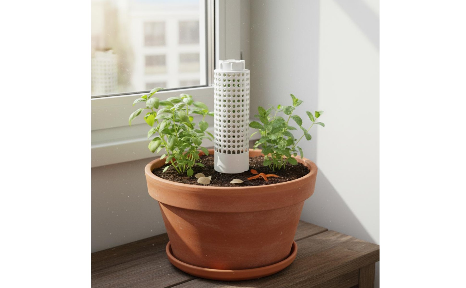 Earthworm Composting Tube Improves Soil Aeration In-Ground Earthworm Feeder
