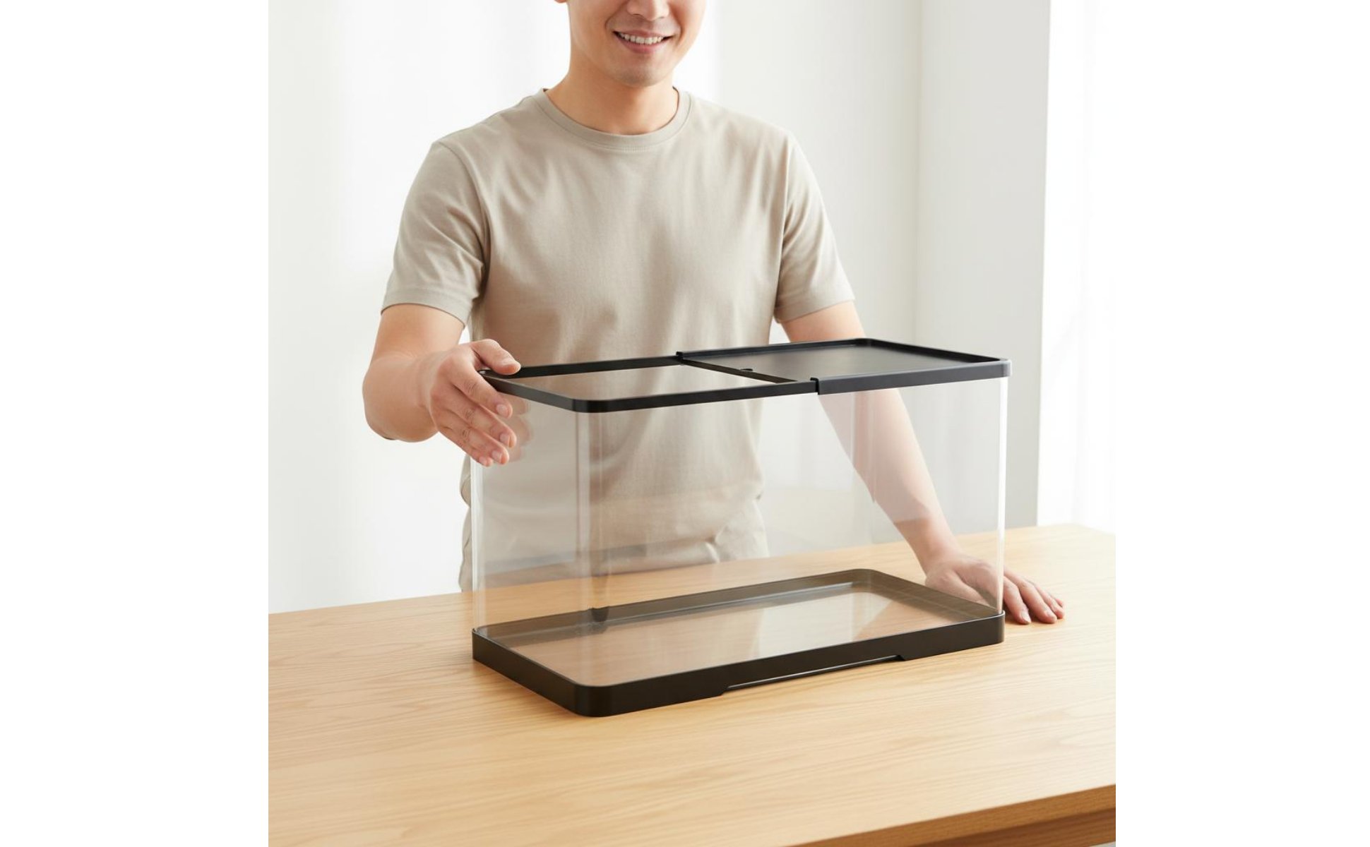 Transparentes Terrarium transparent transparente Reptilienbox hochtransparent
