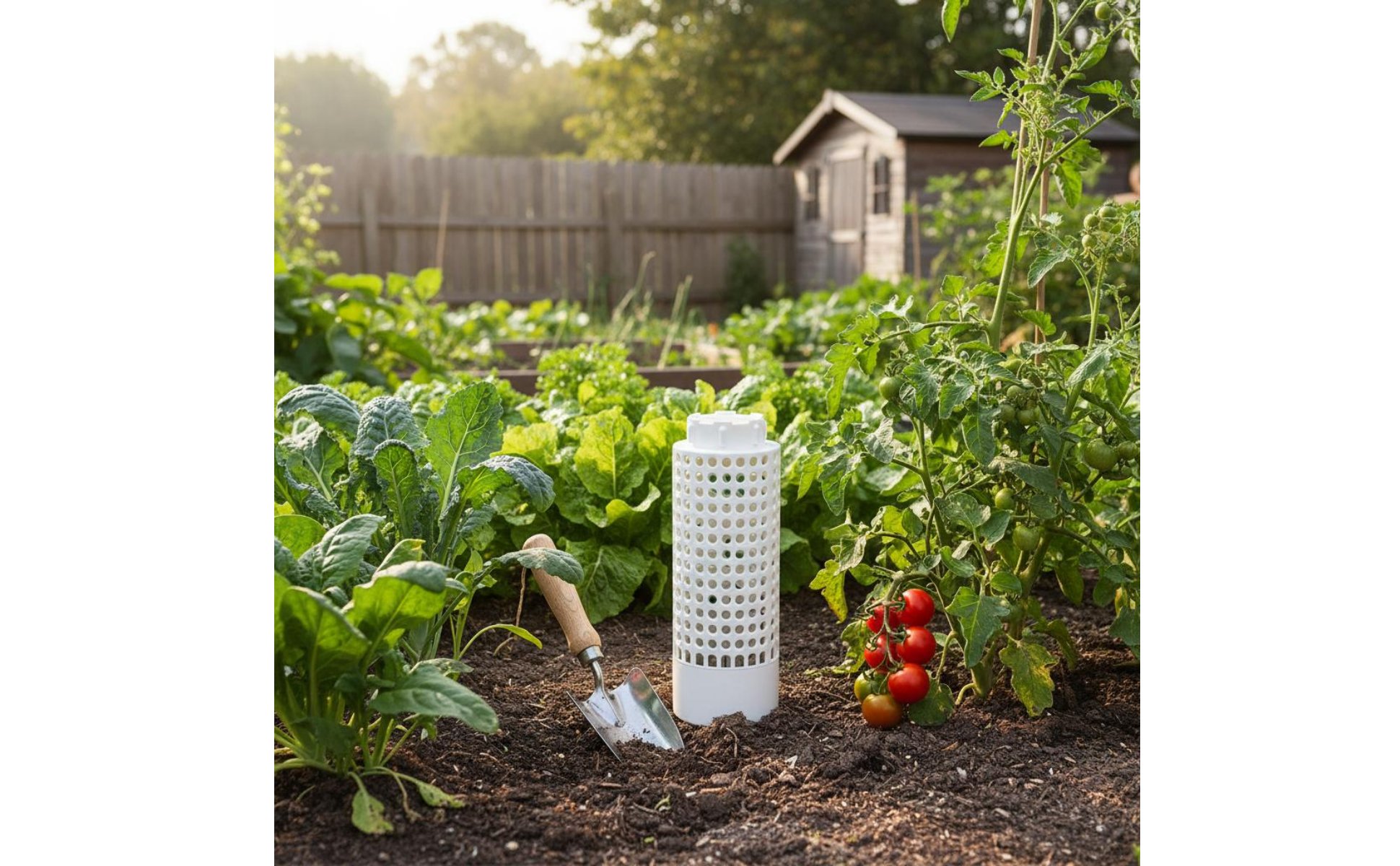 Earthworm Composting Tube Improves Soil Aeration In-Ground Earthworm Feeder