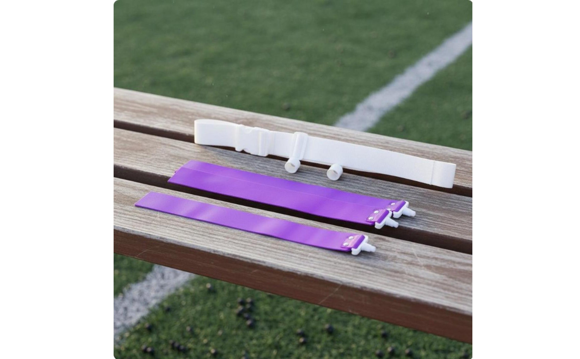 American Football Waist Flag Non-Contact Flag Football Belt Set
