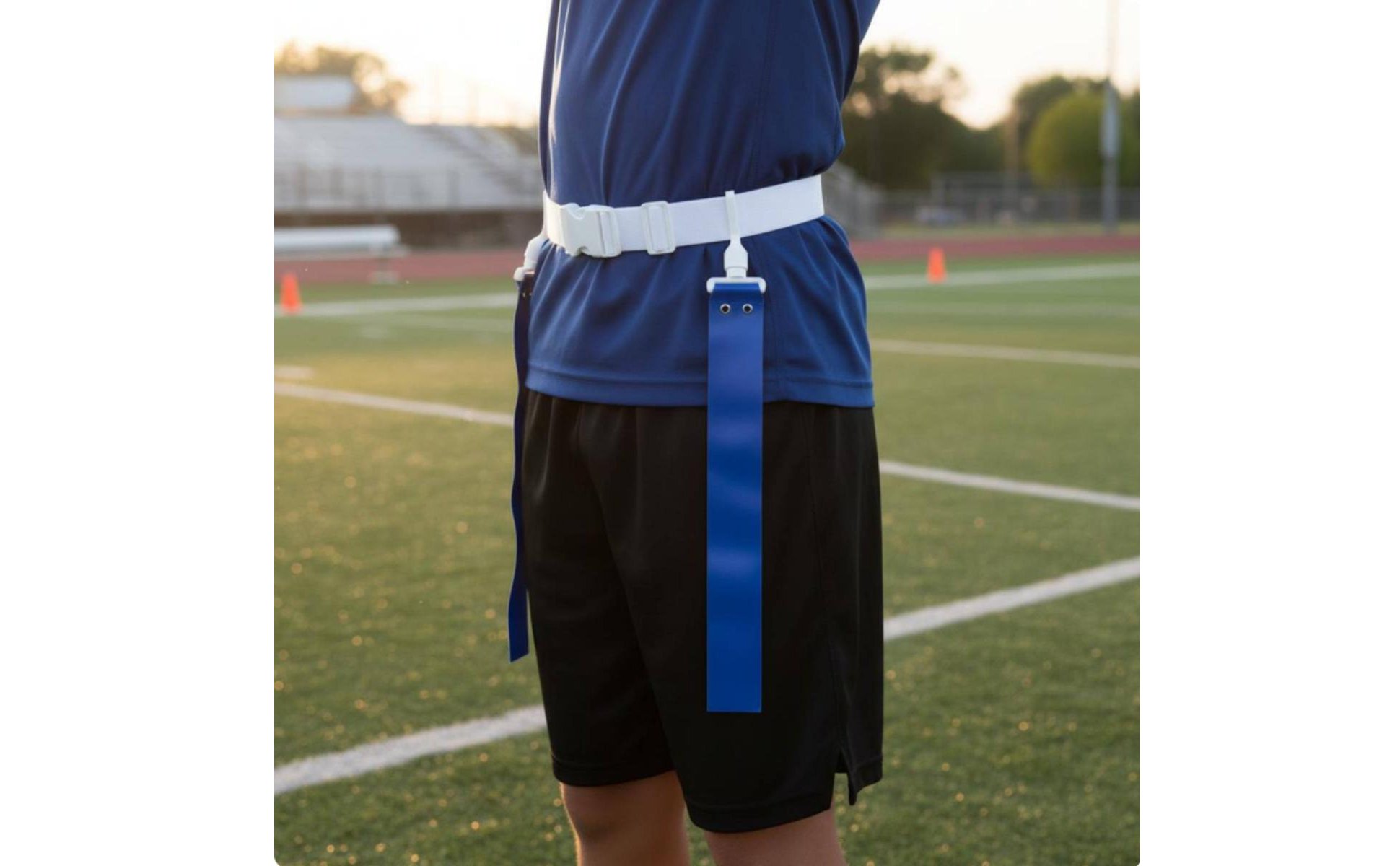 American Football Flag Belt Quick-Release Buckle Flag Football Belt Set