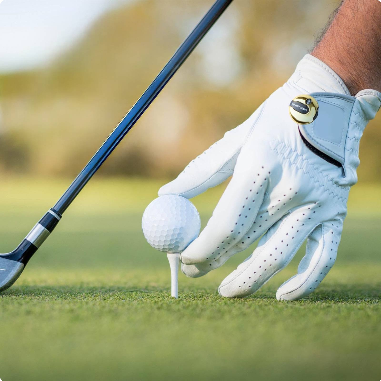 Golf Score Counter Single-Press Reset Glove Clip Score Keeper