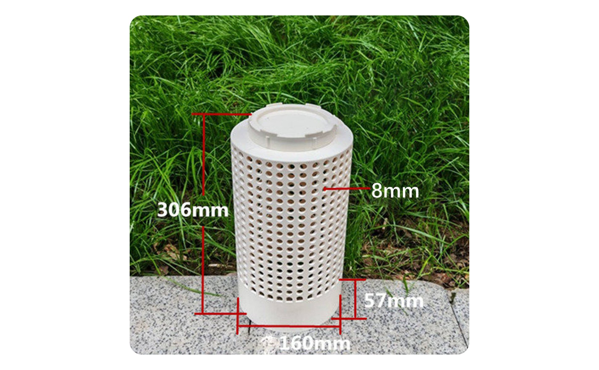 Earthworm Composting Tube Improves Soil Aeration In-Ground Earthworm Feeder