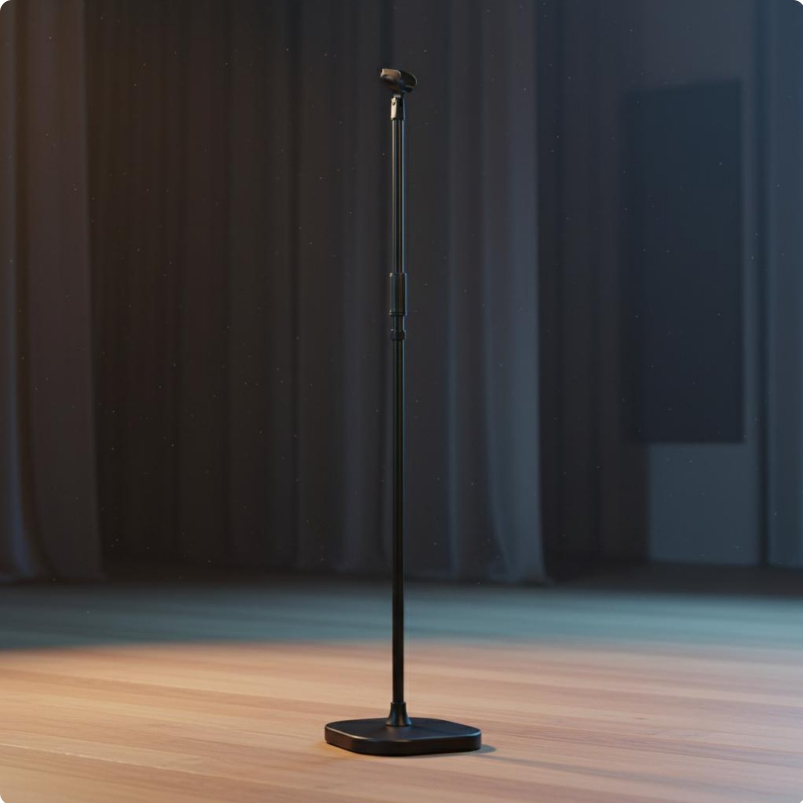 Floor Audio Capture Device Stand 360° Rotation Round Base Audio Capture Device