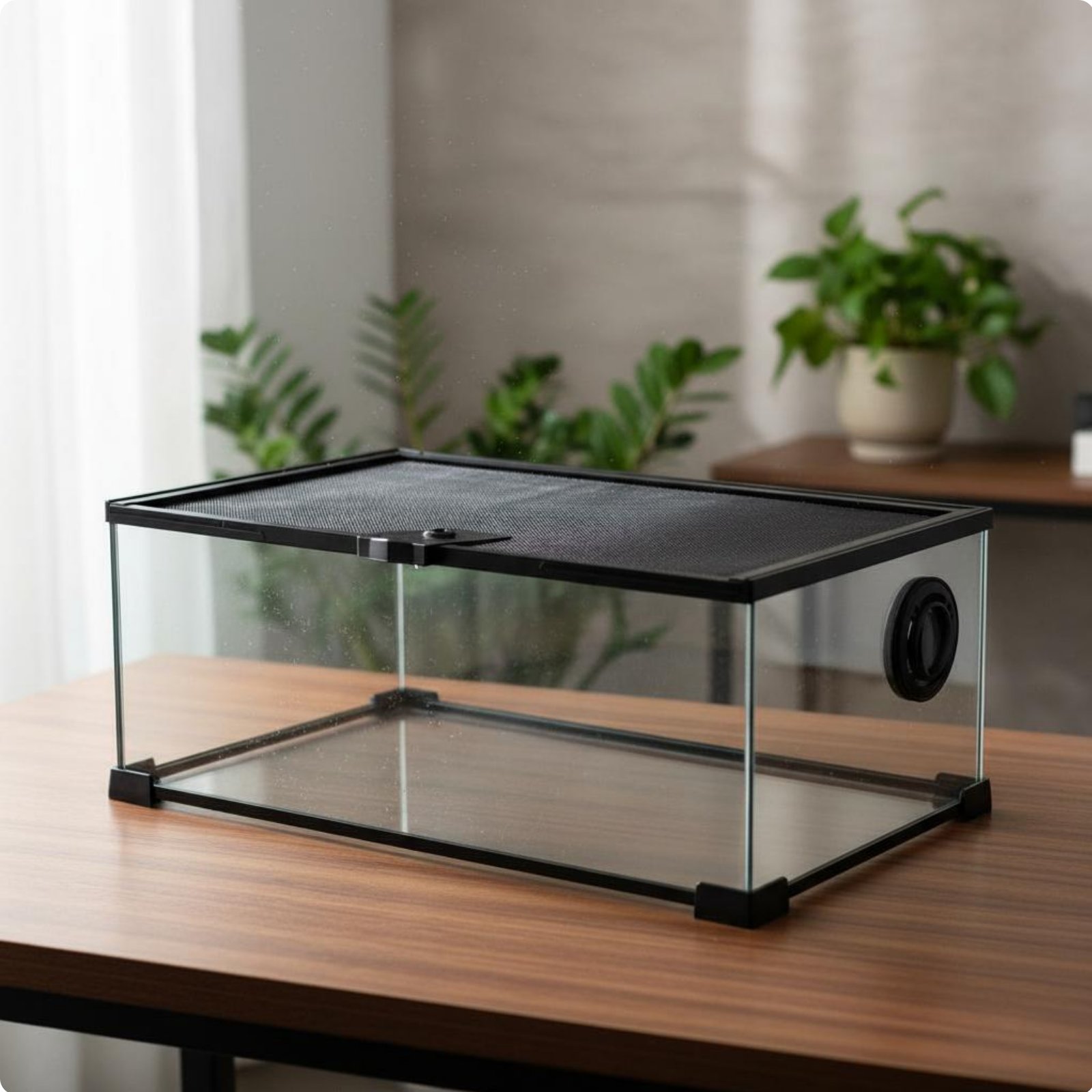Stackable Amphibian Enclosure Excellent Ventilation Lizard Habitat for Desktop