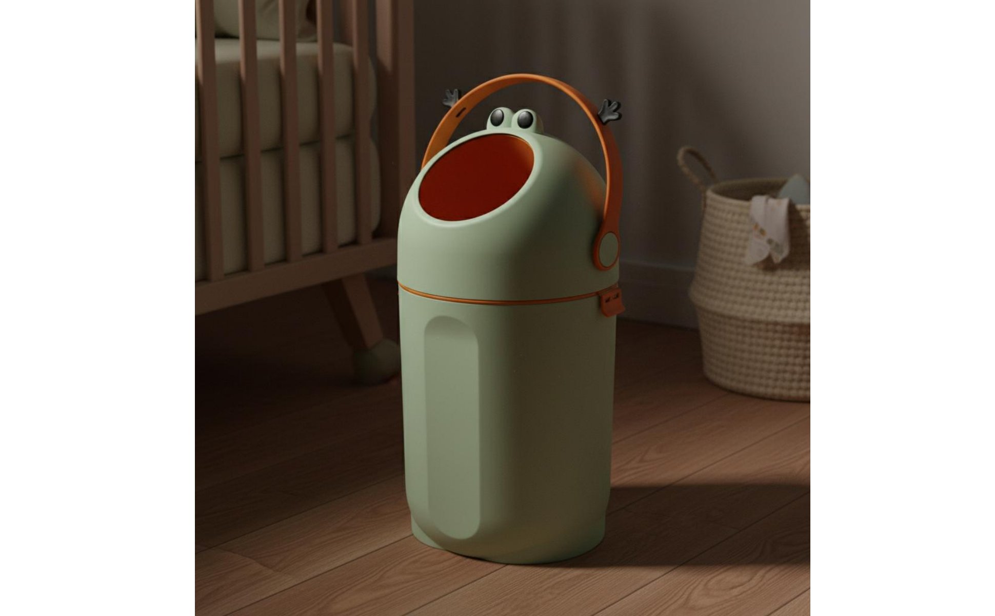 Large Capacity Diaper Disposal System Silent Function Odor-Sealing Diaper Bin