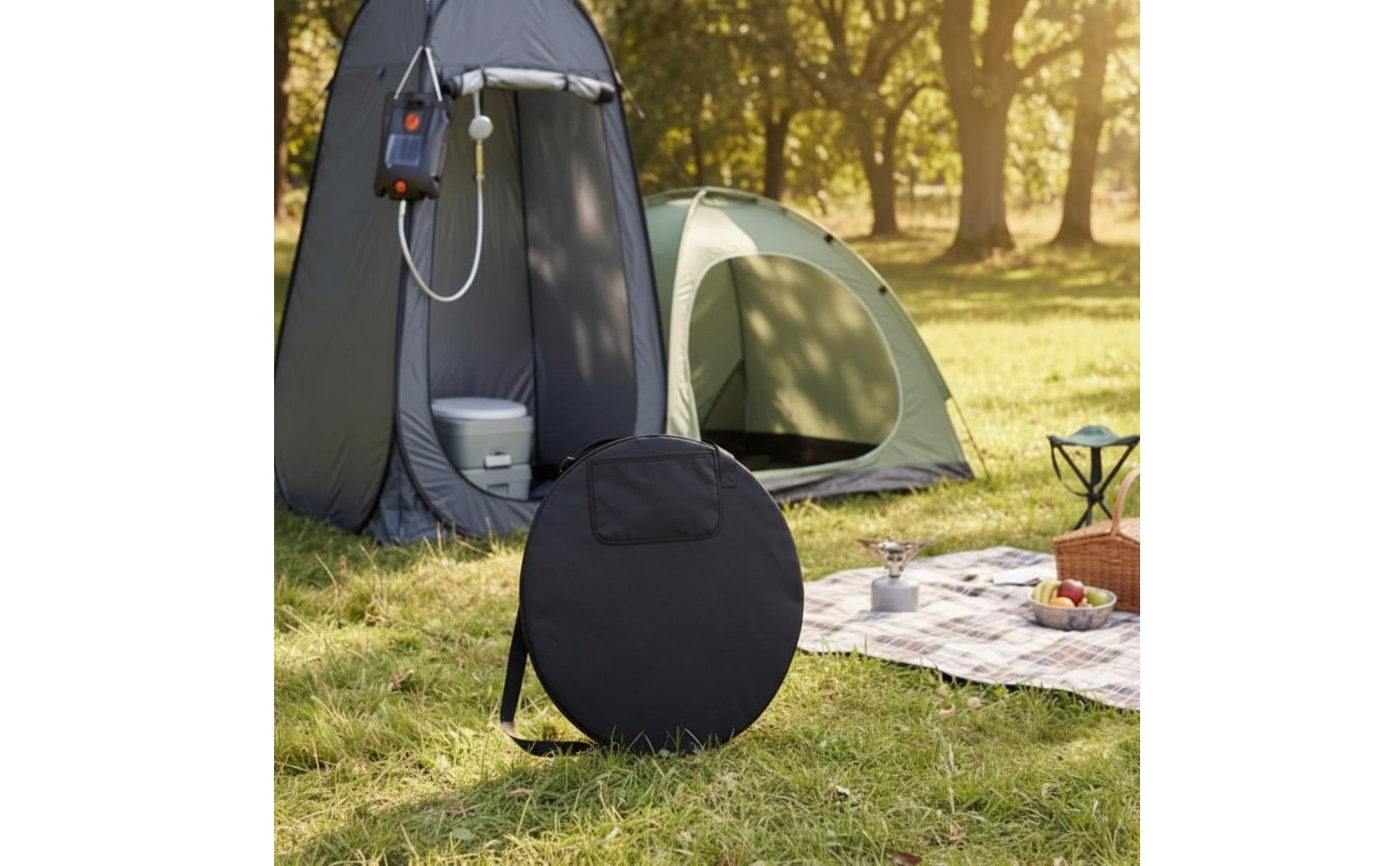 Privacy Tent Replacement Bag Adjustable Strap Portable Shower Tent Bag for Beach