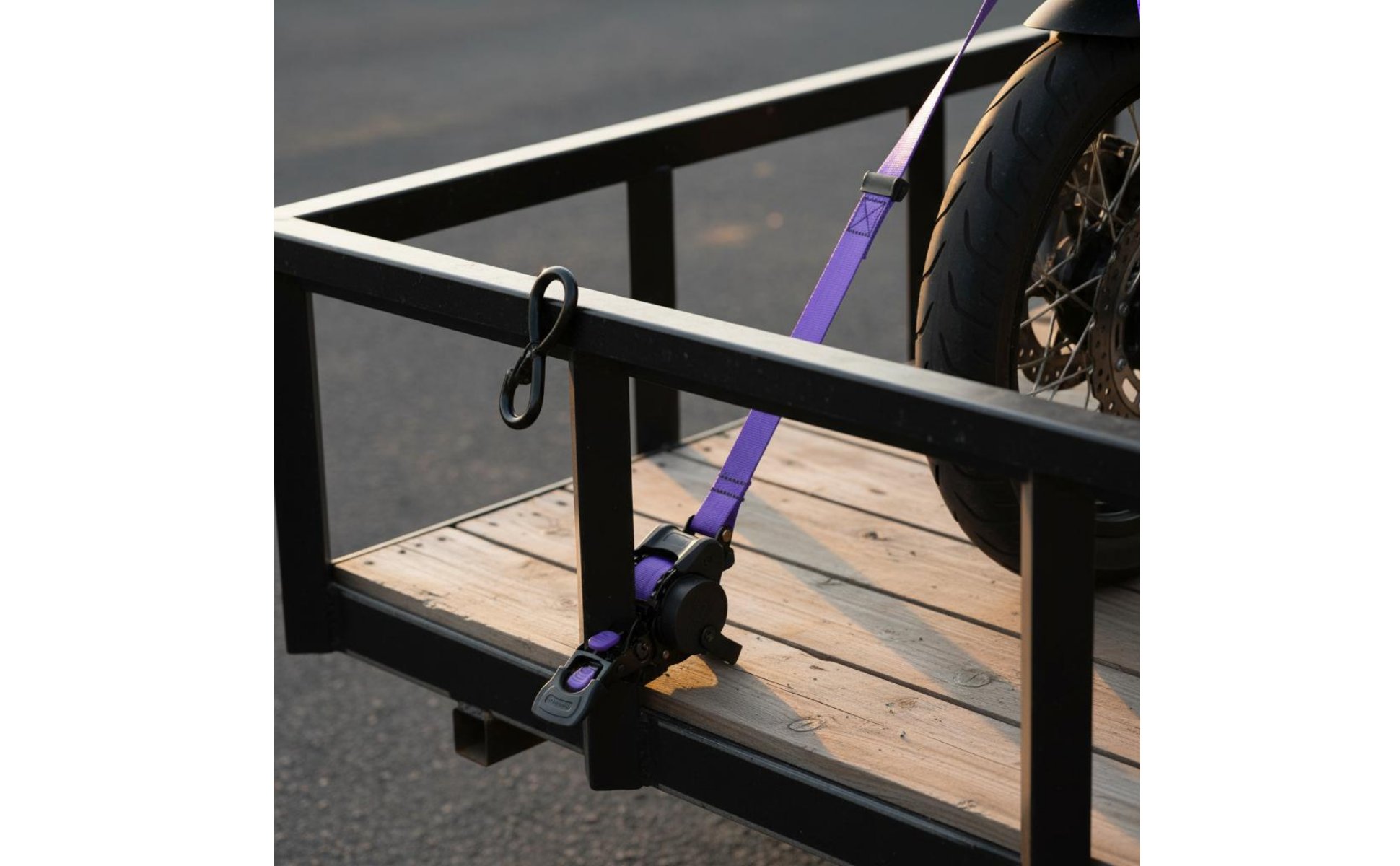Self-Retracting Cargo Strap Wear-Resistant for Motorcycle, Car