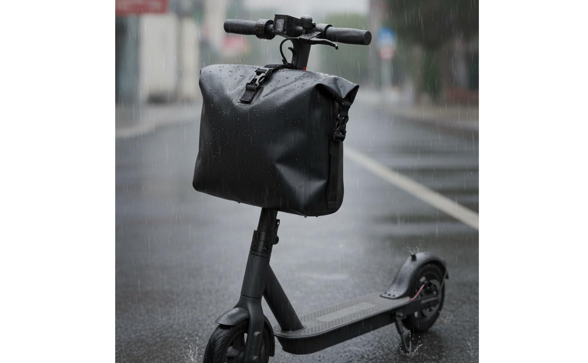 Waterproof Electric Bicycle Handlebar Bag Large Capacity Scooter Front Hanging