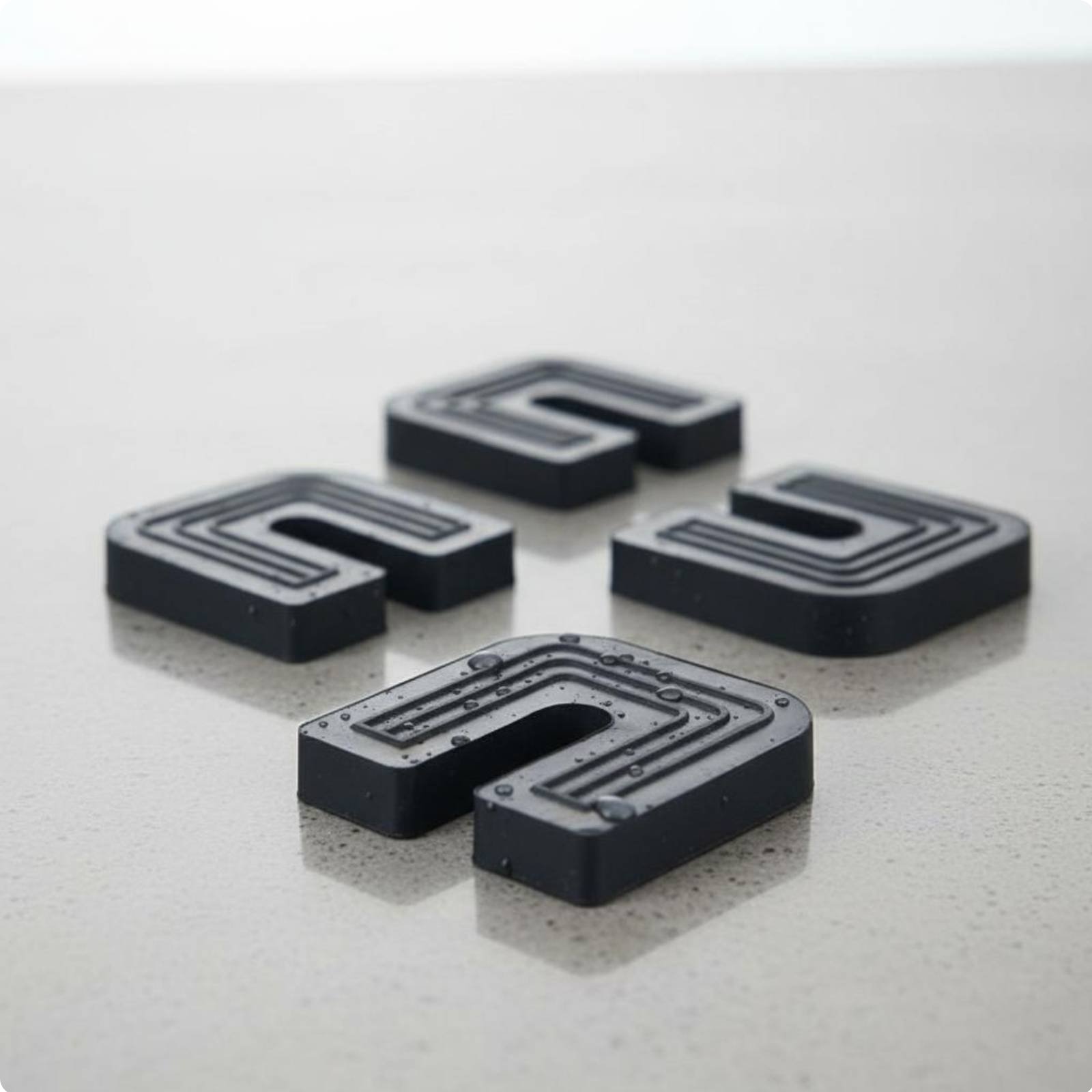 4 Pieces Air Conditioner Outdoor Unit Foot Pad Thickened Design