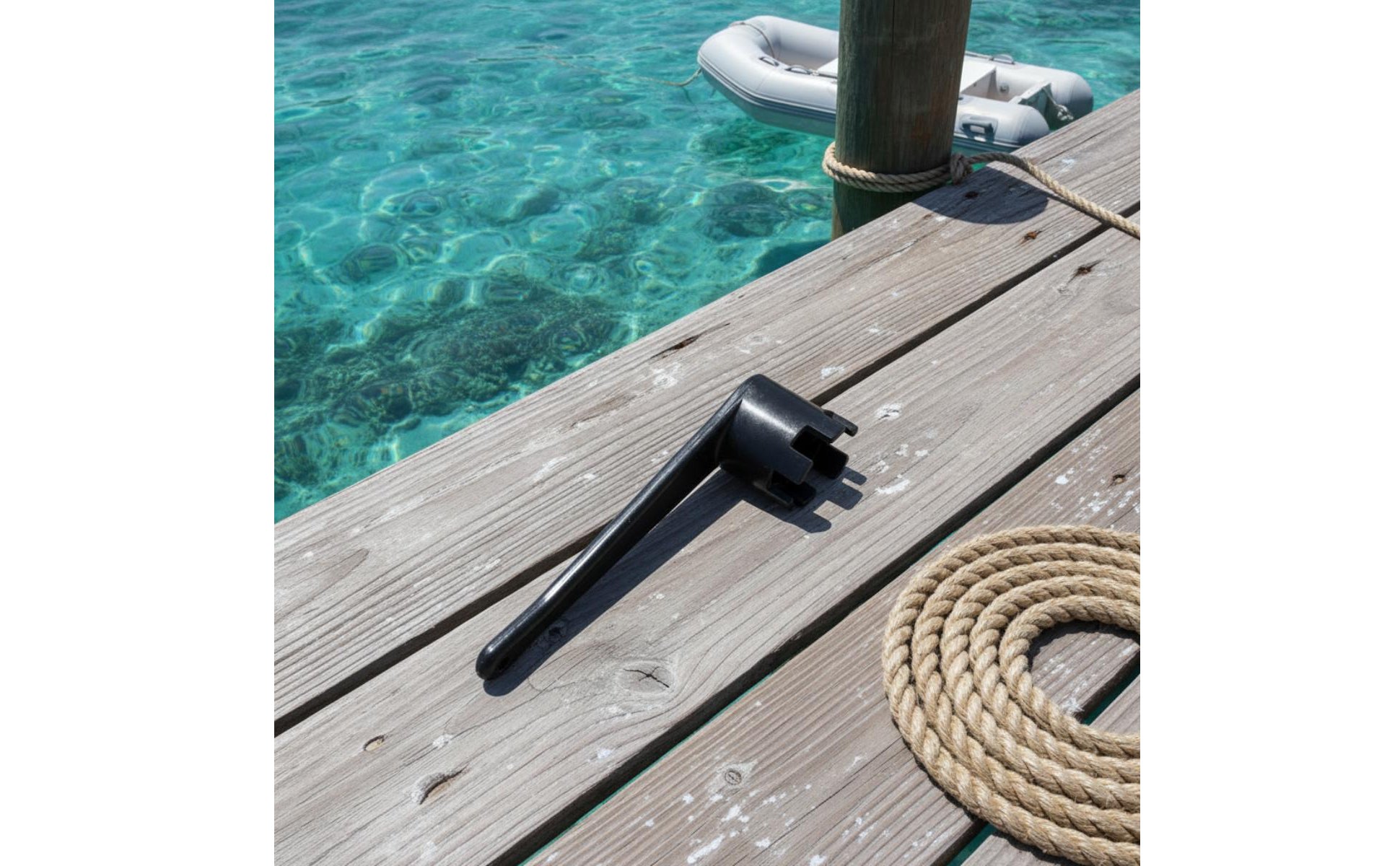Clé pour Valve de Bateau Gonflable Léger et Portable pour Réparation, Kayakistes