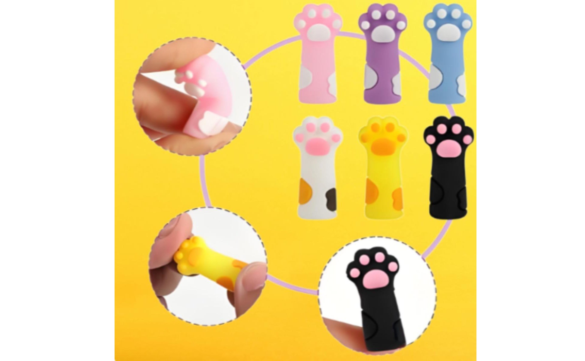 6 Pieces Crochet Hook Cover Prevents Stitches Dropping for Knitters, Crocheters