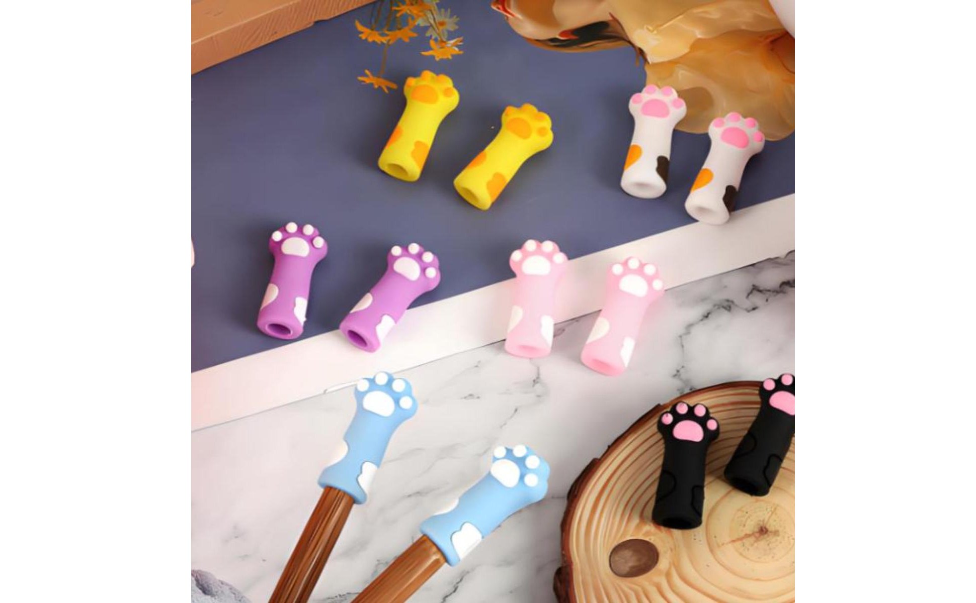6 Pieces Crochet Hook Cover Prevents Stitches Dropping for Knitters, Crocheters