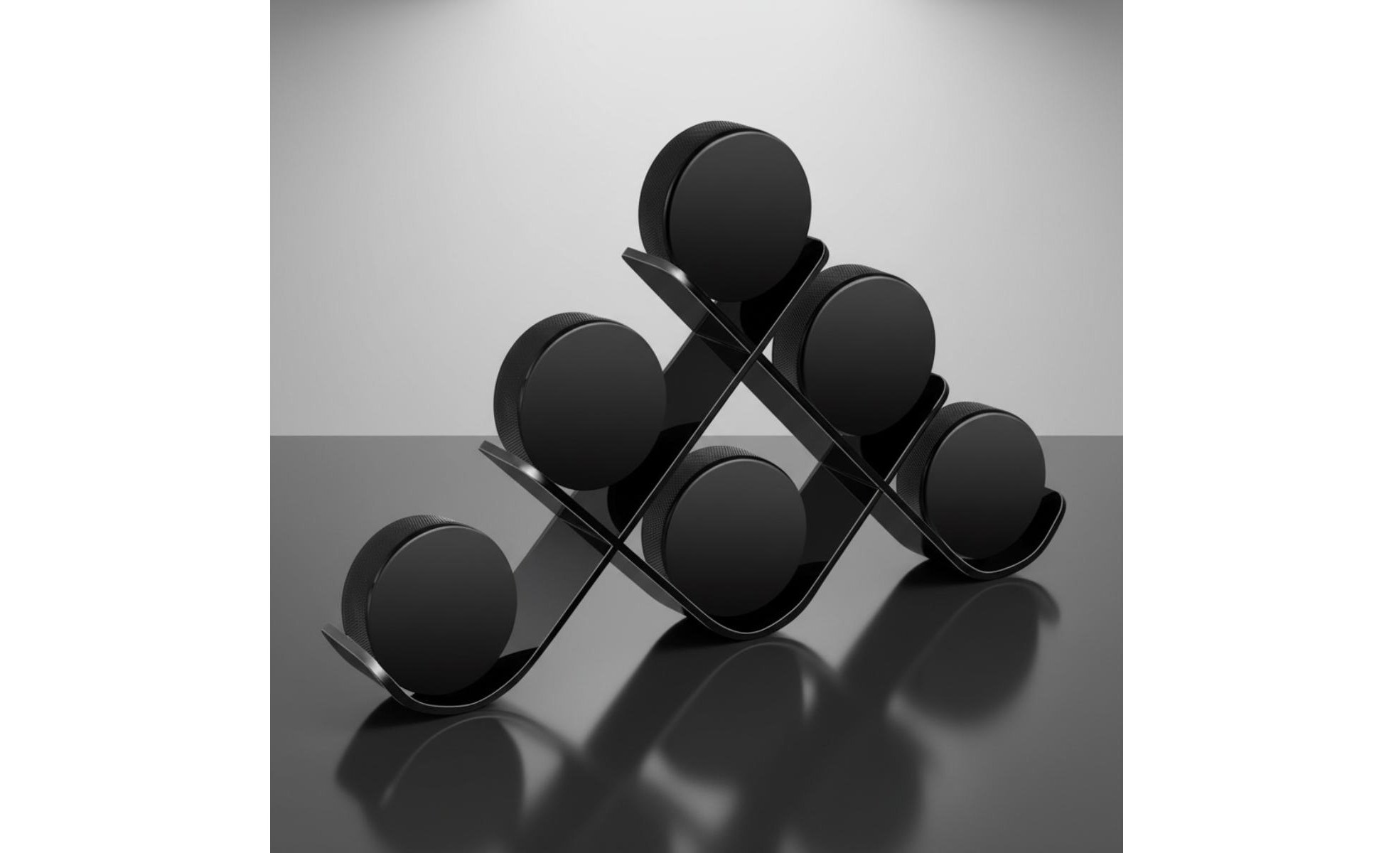Hockey Puck Display Stand Fits Official Pucks Acrylic Puck Stand for Man Cave
