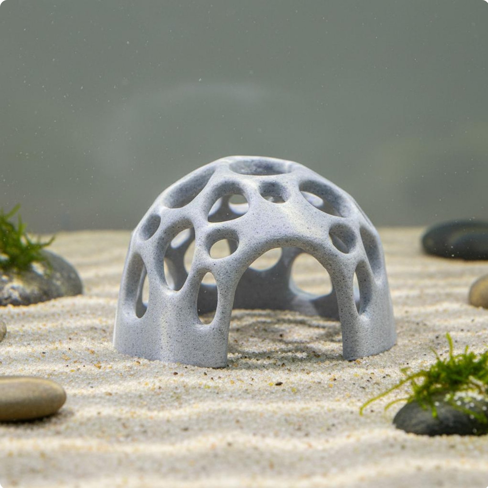 Shrimp Breeding Hut Realistic Texture Aquatic Cave Shelter