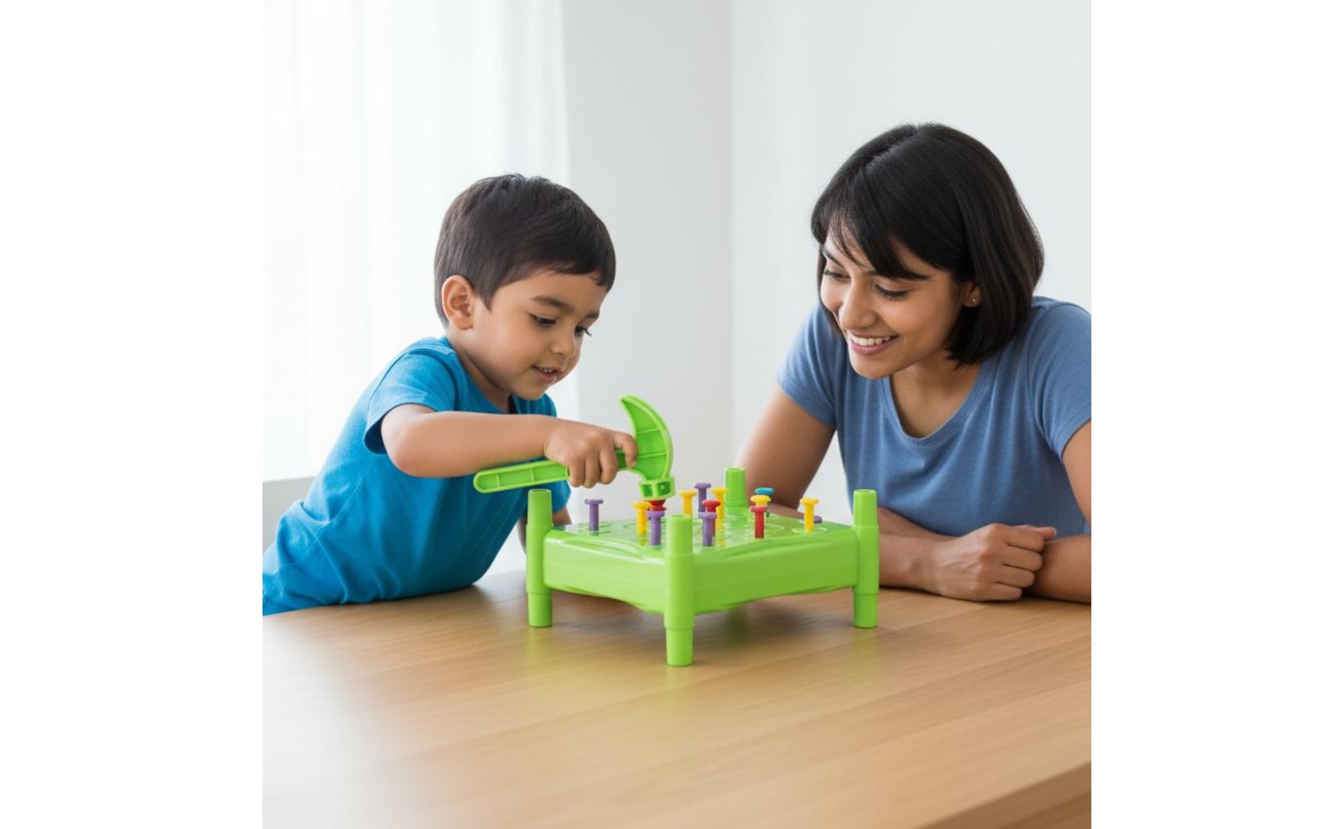Kids Hammering Nail Game Hand-Eye Coordination Toddler Pounding Peg Toy
