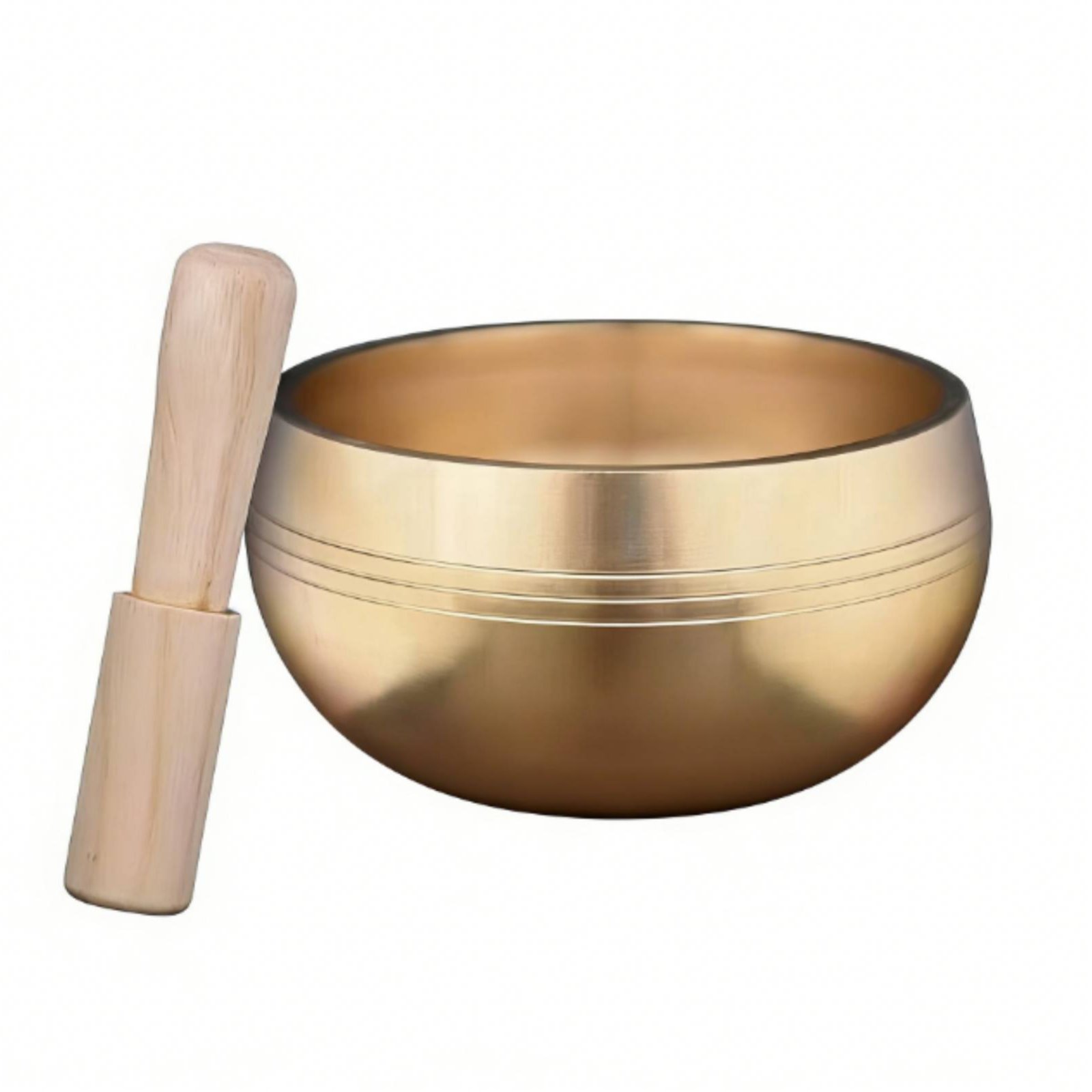Mini Copper Singing Bowl Stress Relief Home Decor for Office Desk