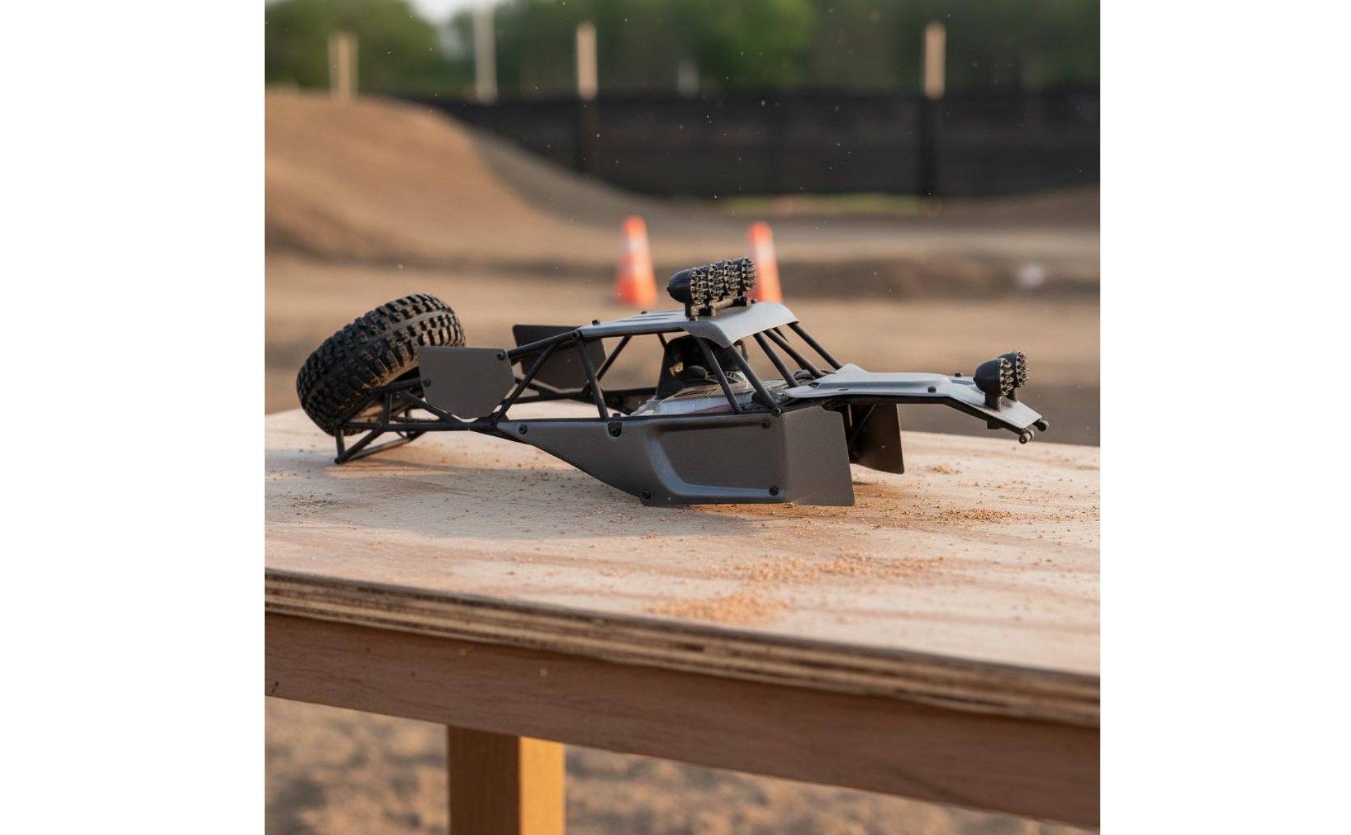 1:12 Scale RC Car Body Metal Desert Desert Racer Shell