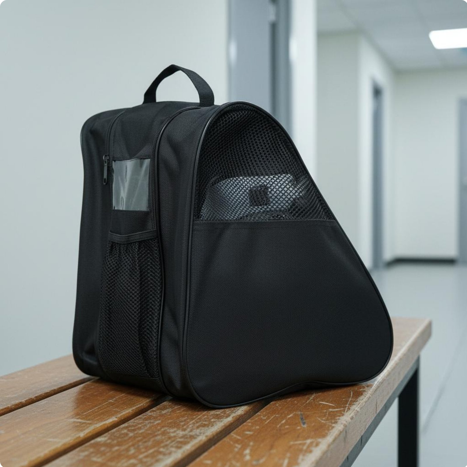 Roller Skate Bag Large Capacity Ice Skate Bag Reinforced Seams for Travel