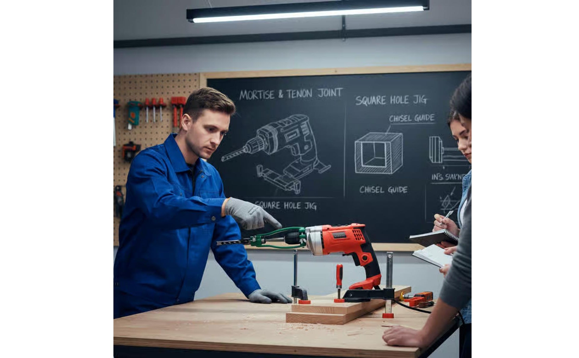 Convertisseur de Perceuse En Mortaiseuse Perçage Précis et Fluide pour Atelier