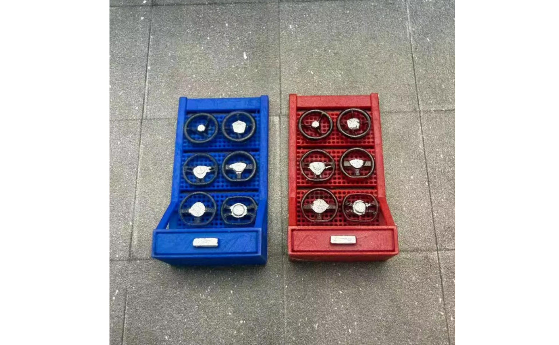 1/64 Scale Steering Wheel Rack Highly Detailed 1/64 Scale Brake Disc Holder
