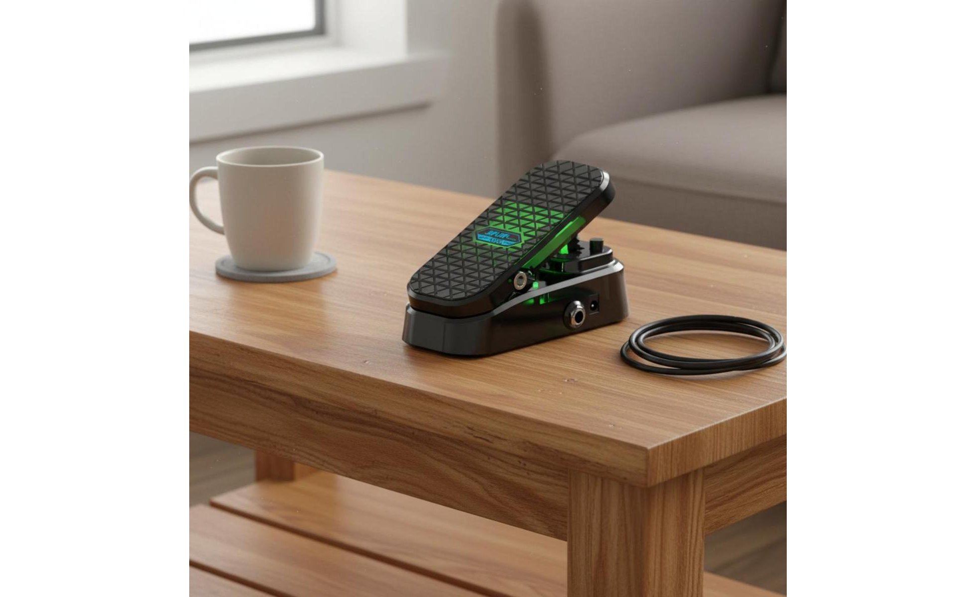 Volume Wah Pedal Anti-Slip Design 2 in 1 Wah Volume Pedal LED Mode Indicator
