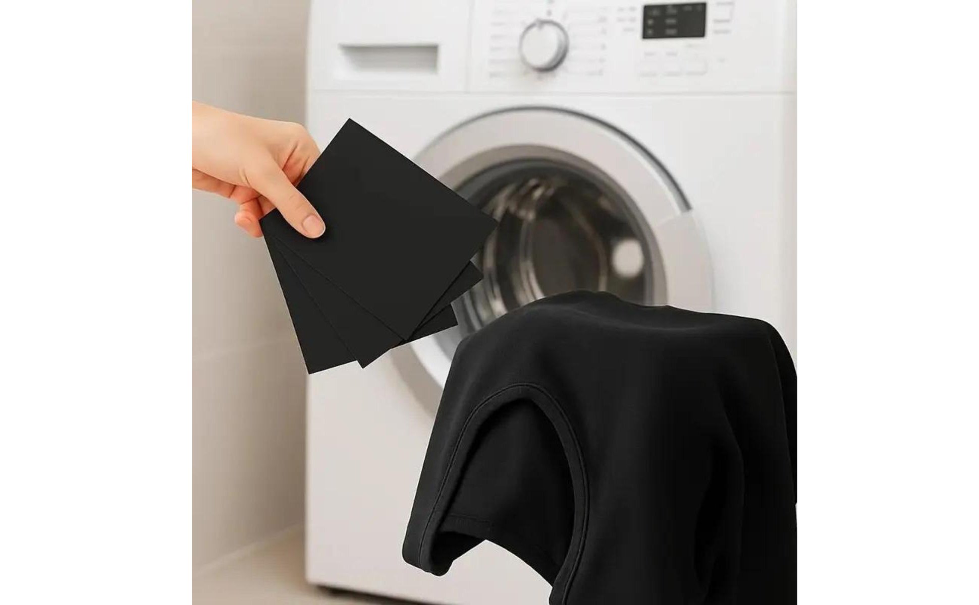 Black Clothes Color Booster Laundry Darkening Sheets