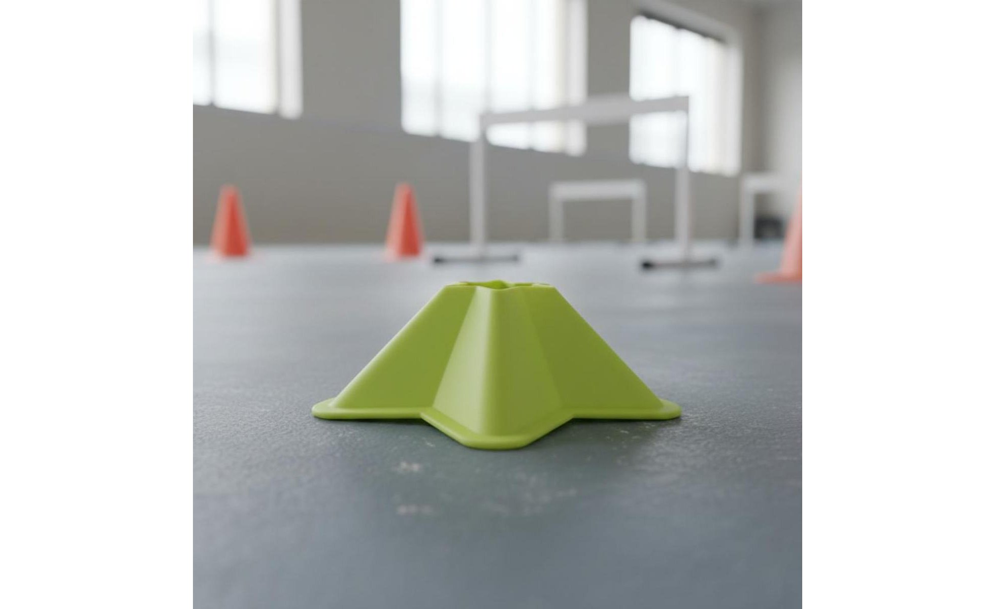 Star Shaped Marker Disc Matte Finish Agility Training Star Cone Flexible