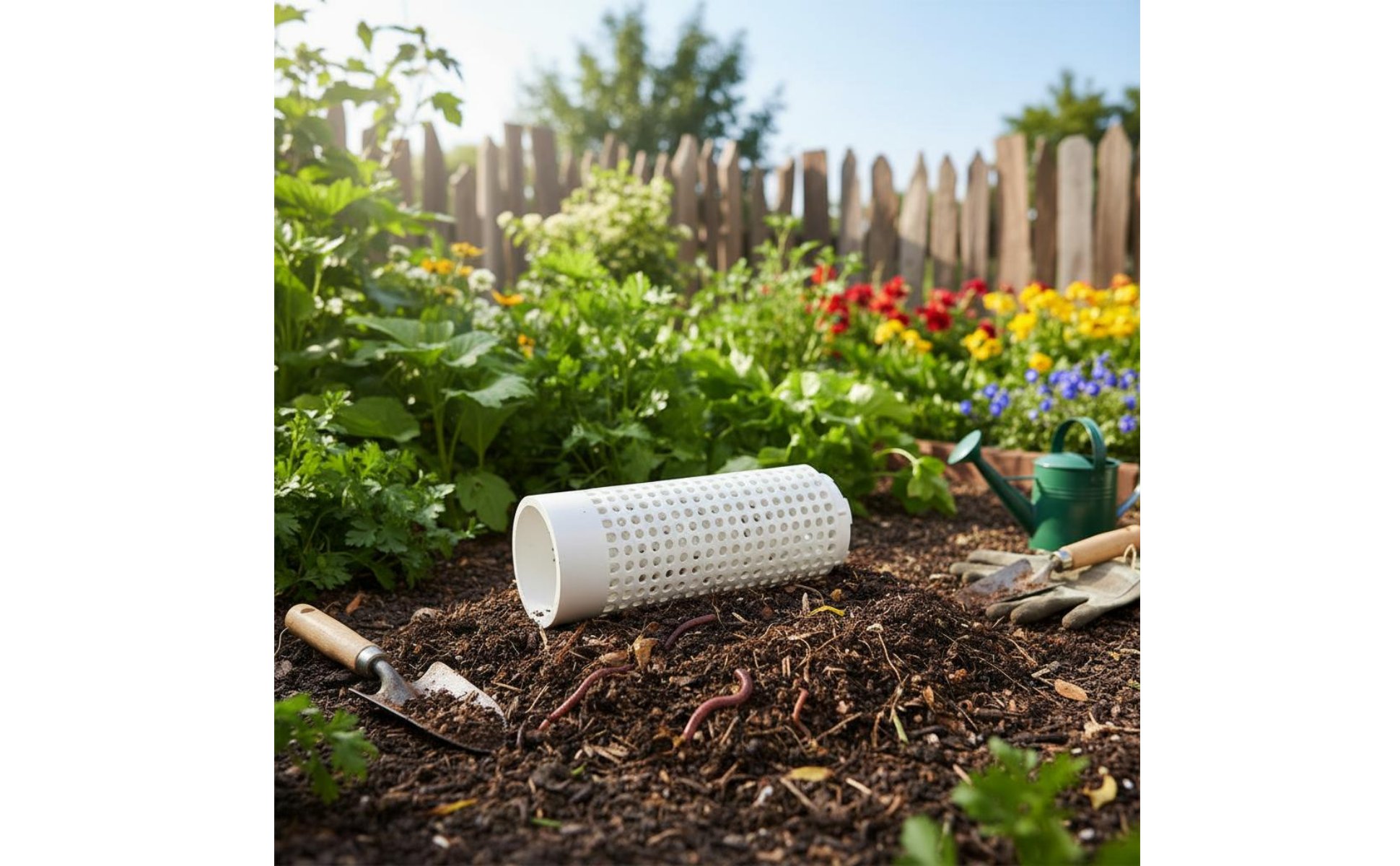 Worm Compost Column Sturdy Thickened Material Composting Worm Composting Tube