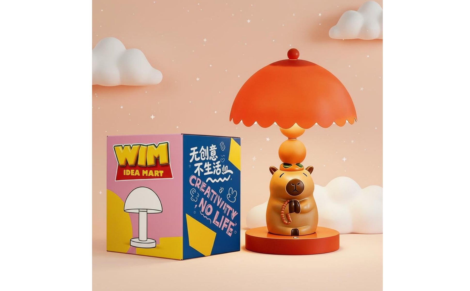 Capybara Figurine Lamp Creative Design Capybara Table Lamp Sleep Companion