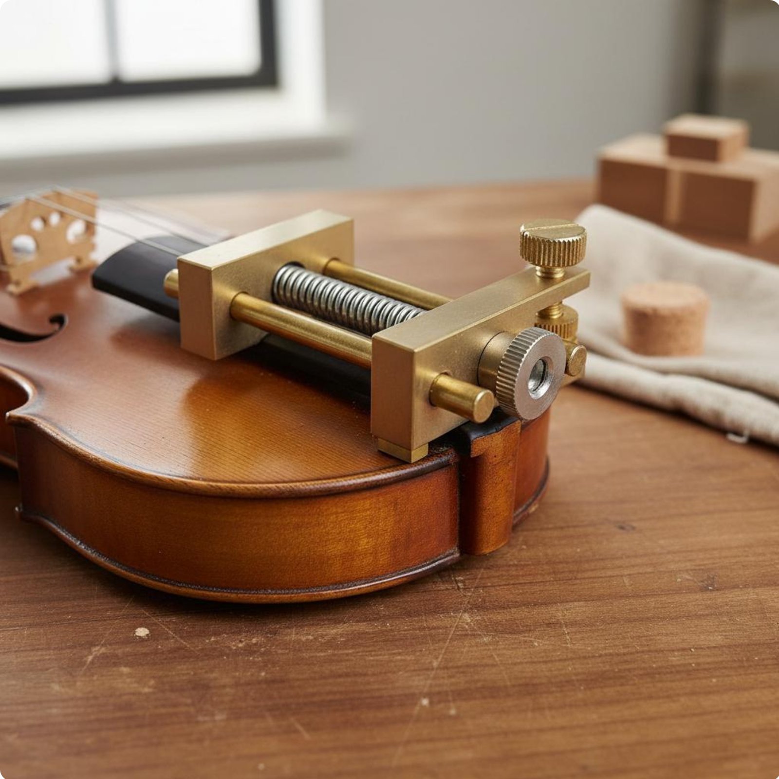 Violin Border Clamp Professional Grade Violin Seam Clamp Long-Lasting