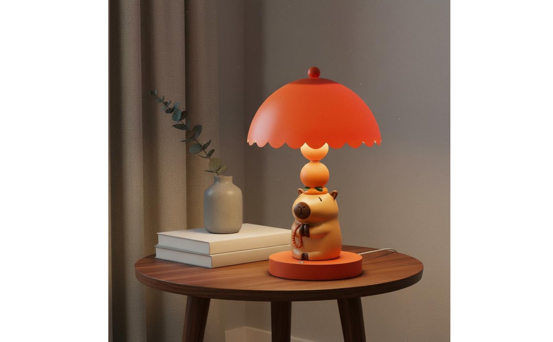 Capybara Figurine Lamp Creative Design Capybara Table Lamp Sleep Companion